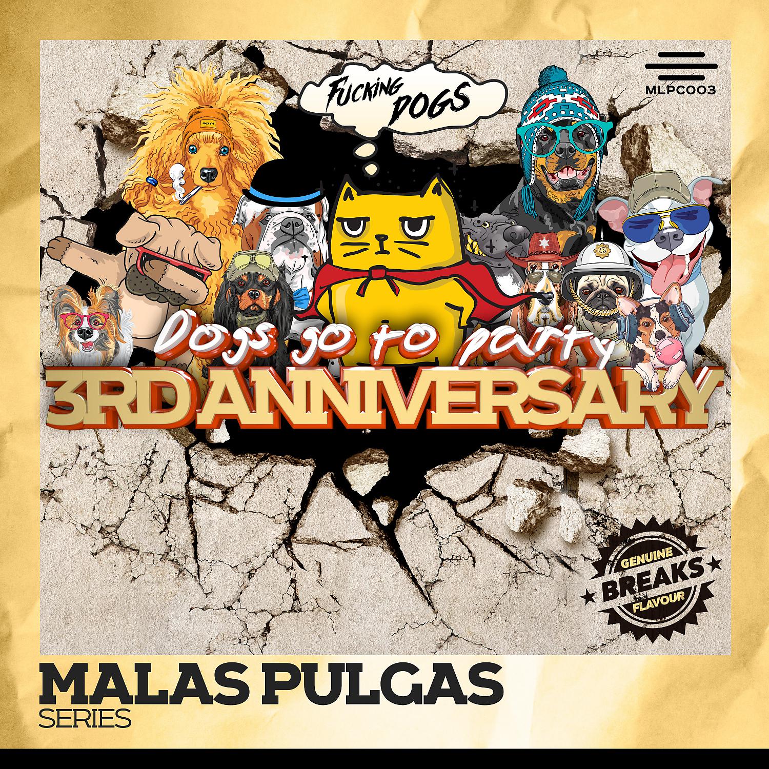 Постер альбома Dogs Go To Party - 3rd Anniversary