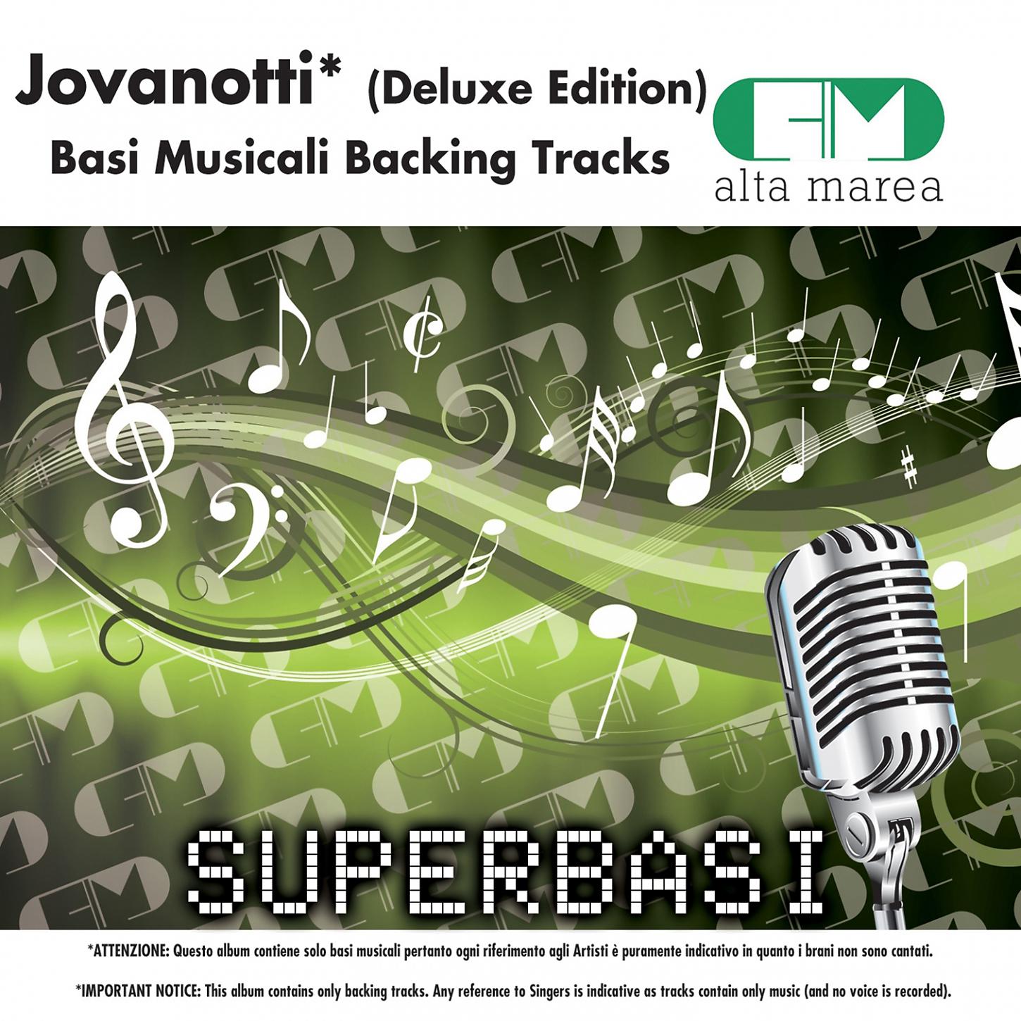 Постер альбома Basi Musicali: Jovanotti (Backing Tracks) (Deluxe Edition)