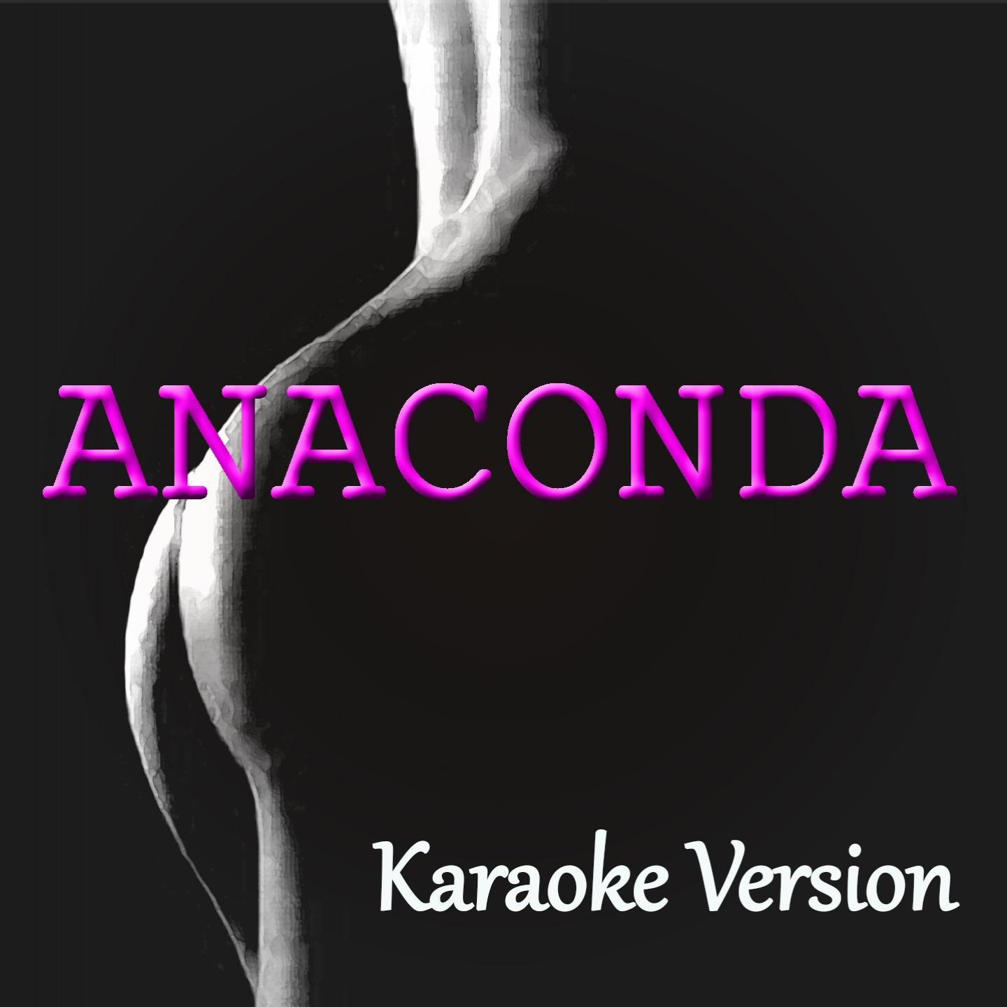 Постер альбома Anaconda (Karaoke Version)