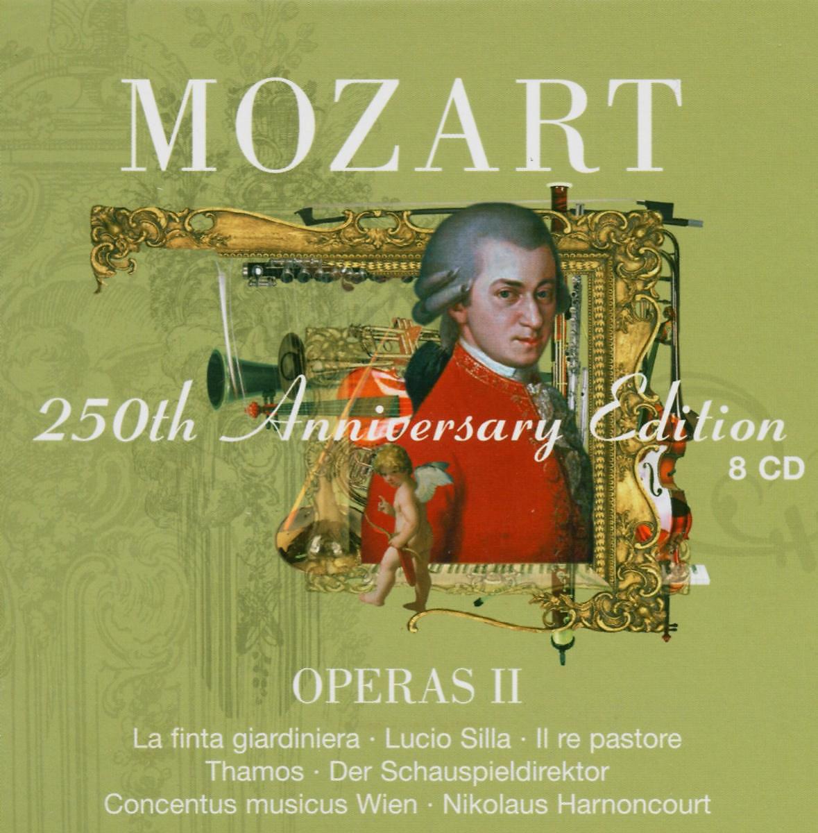 Постер альбома Mozart : Operas Vol.2 [La finta giardiniera, Lucio Silla, Il re pastore, Thamos, Der Schauspieldirektor]