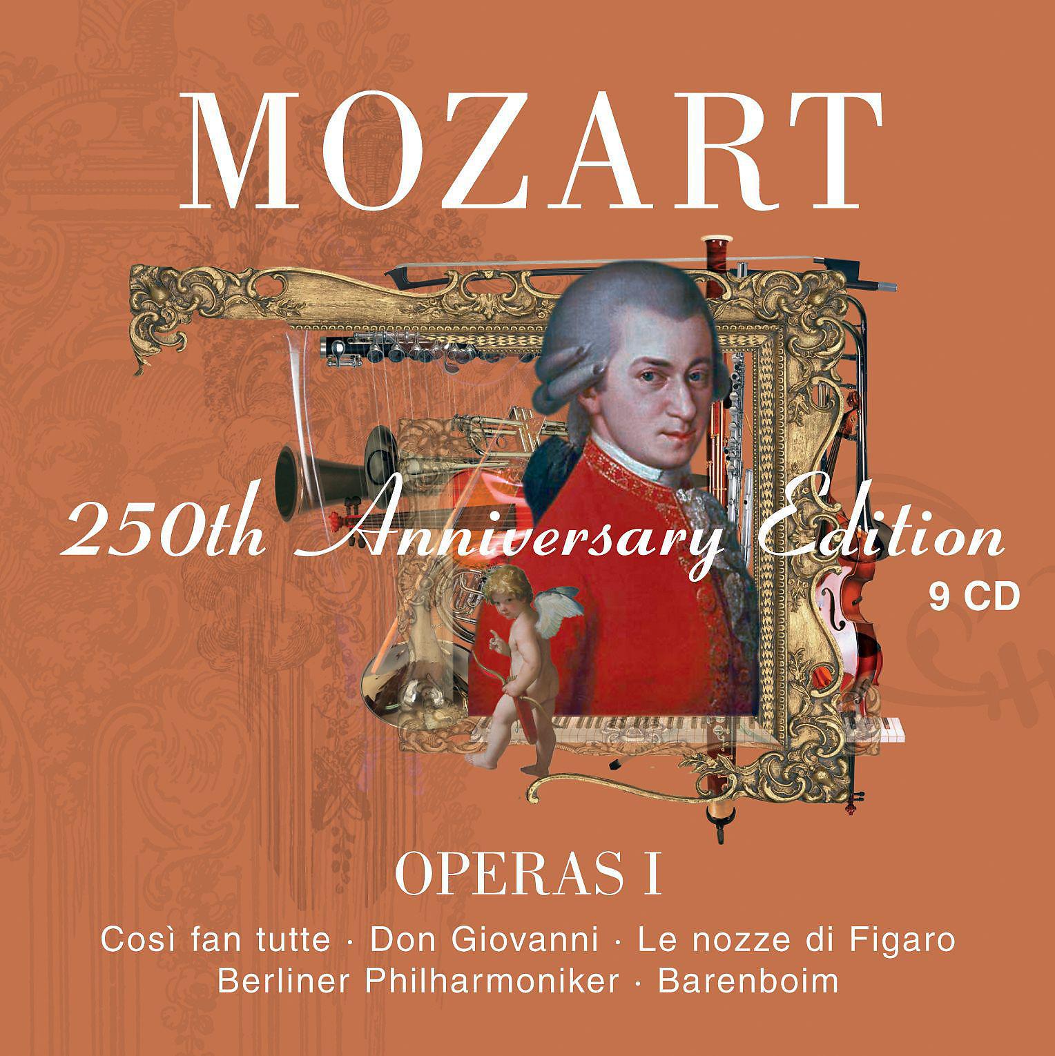 Постер альбома Mozart : Operas Vol.1 [Così fan tutte, Don Giovanni, Le nozze di Figaro]