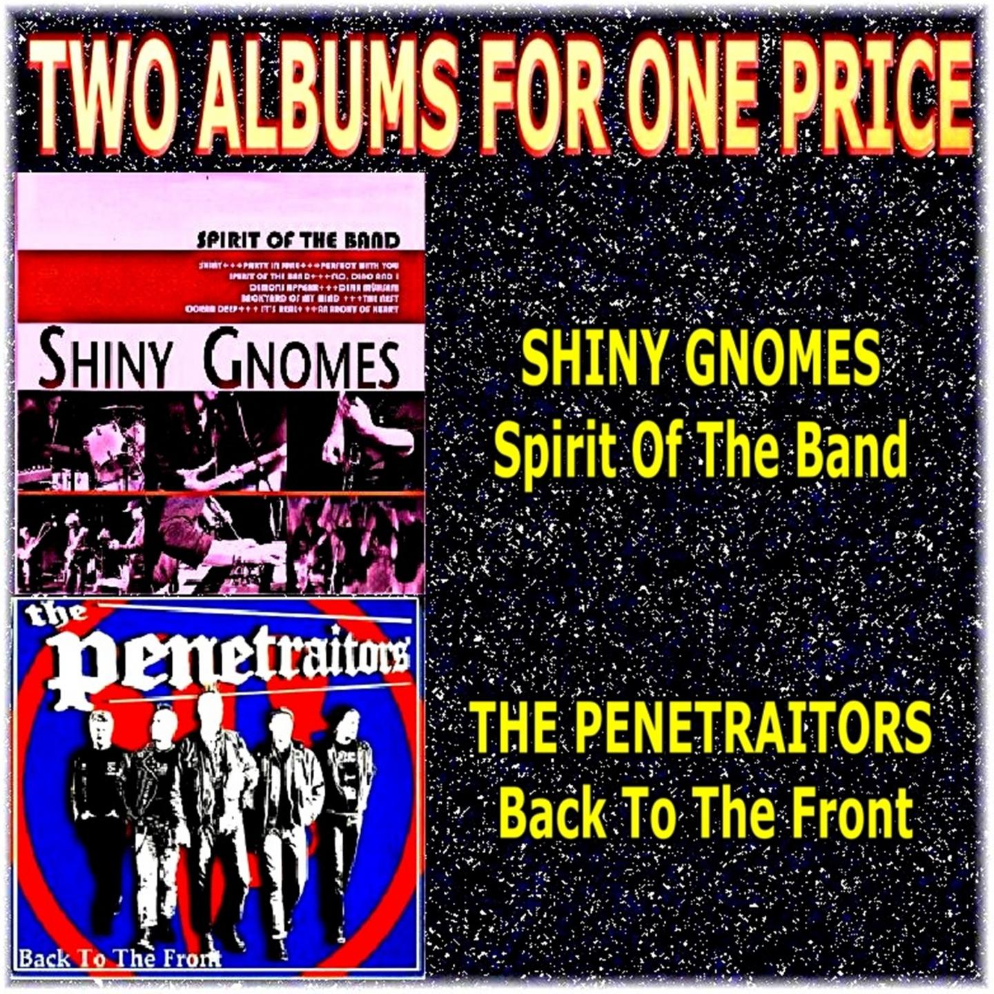Постер альбома Two Albums for One Price - Shiny Gnomes & the Penetraitors