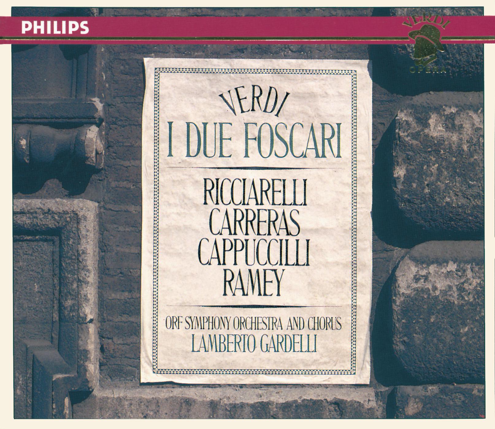 Постер альбома Verdi: I Due Foscari
