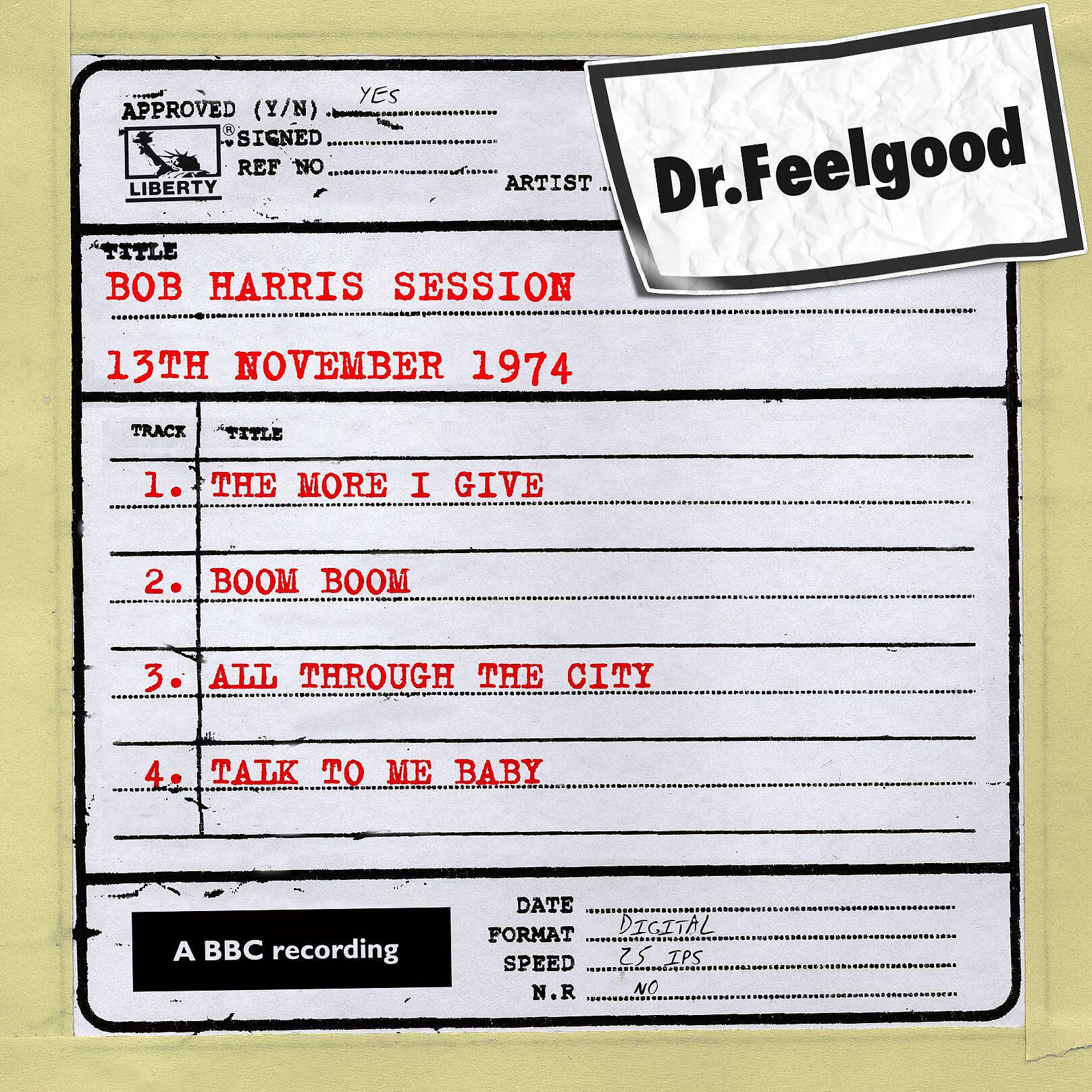 Dr Feelgood - Talk To Me Baby (BBC Bob Harris Session)
