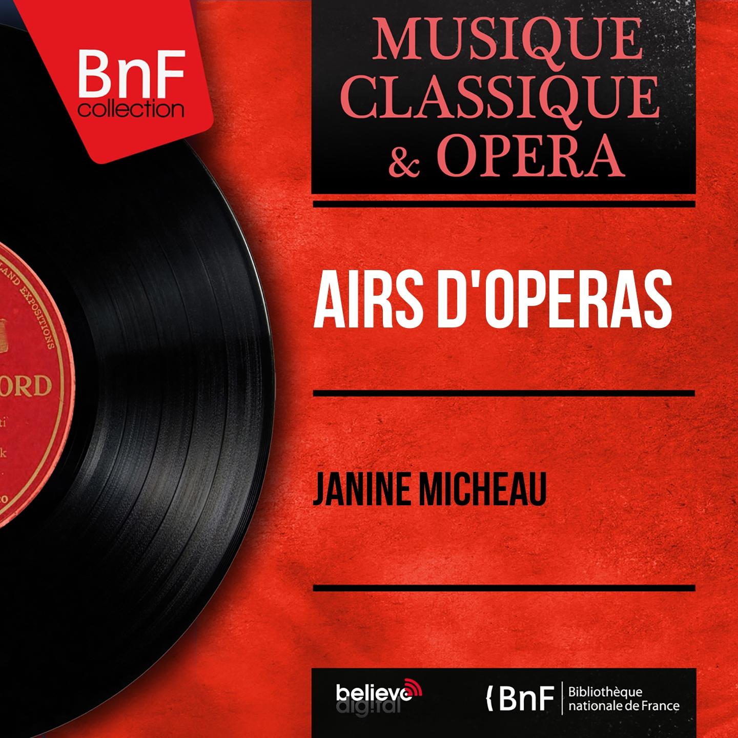Постер альбома Airs d'opéras (Stereo Version)