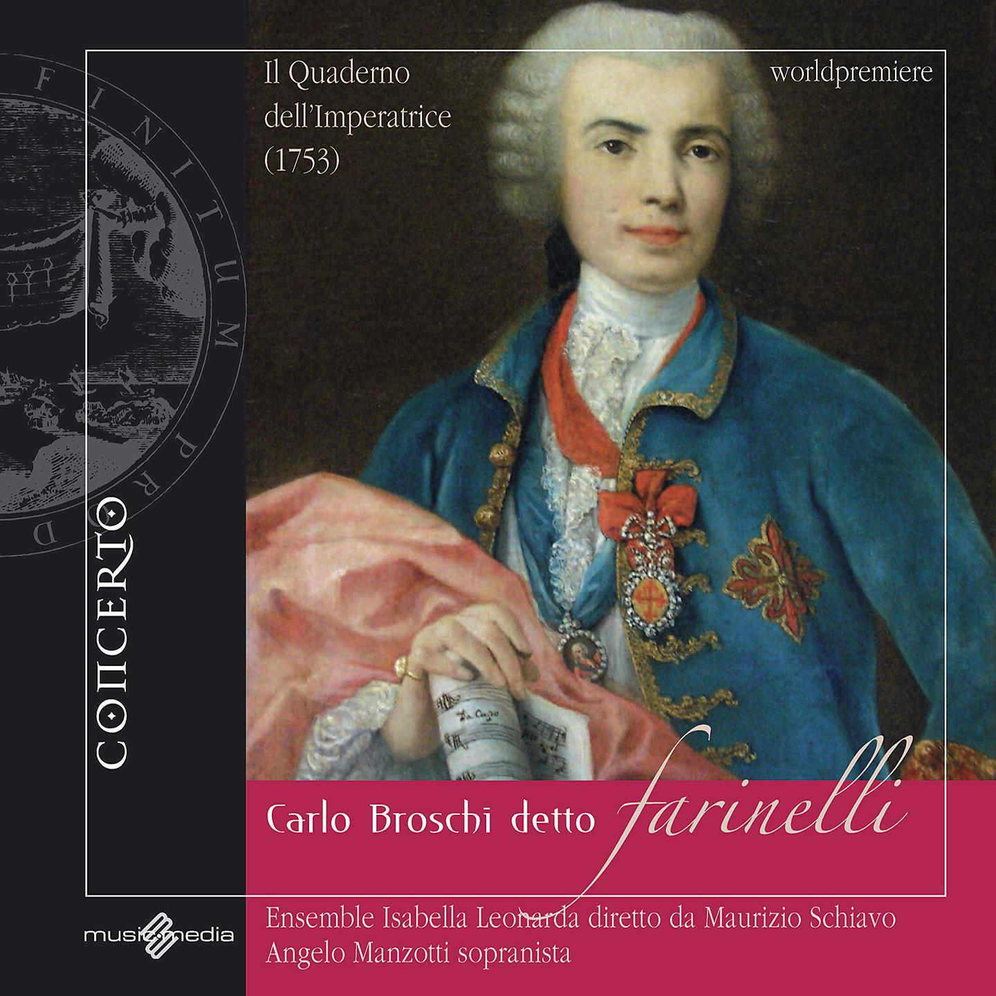 Постер альбома Farinelli: Il Quaderno dell'Imperatrice