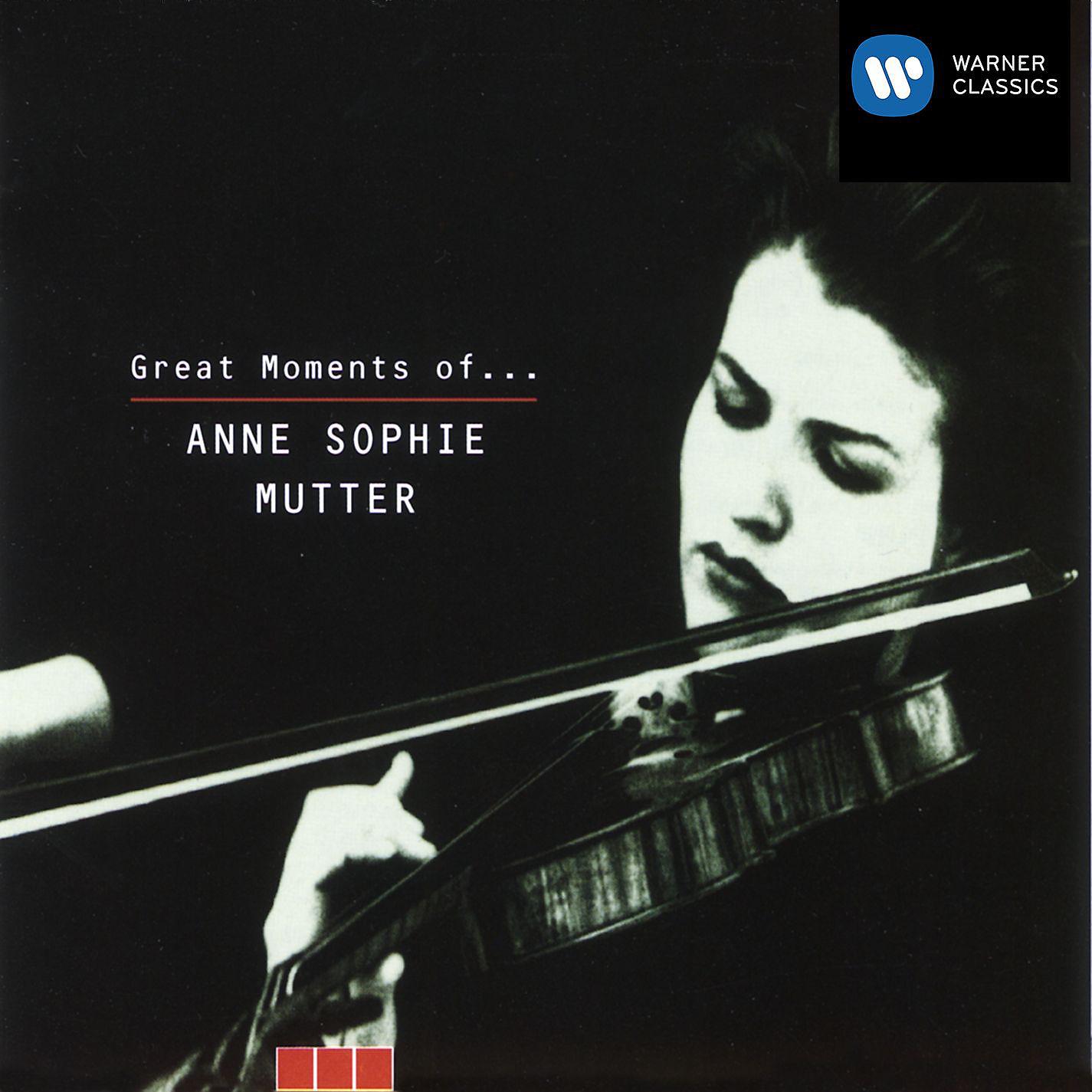 Постер альбома Great Moments of Anne-Sophie Mutter