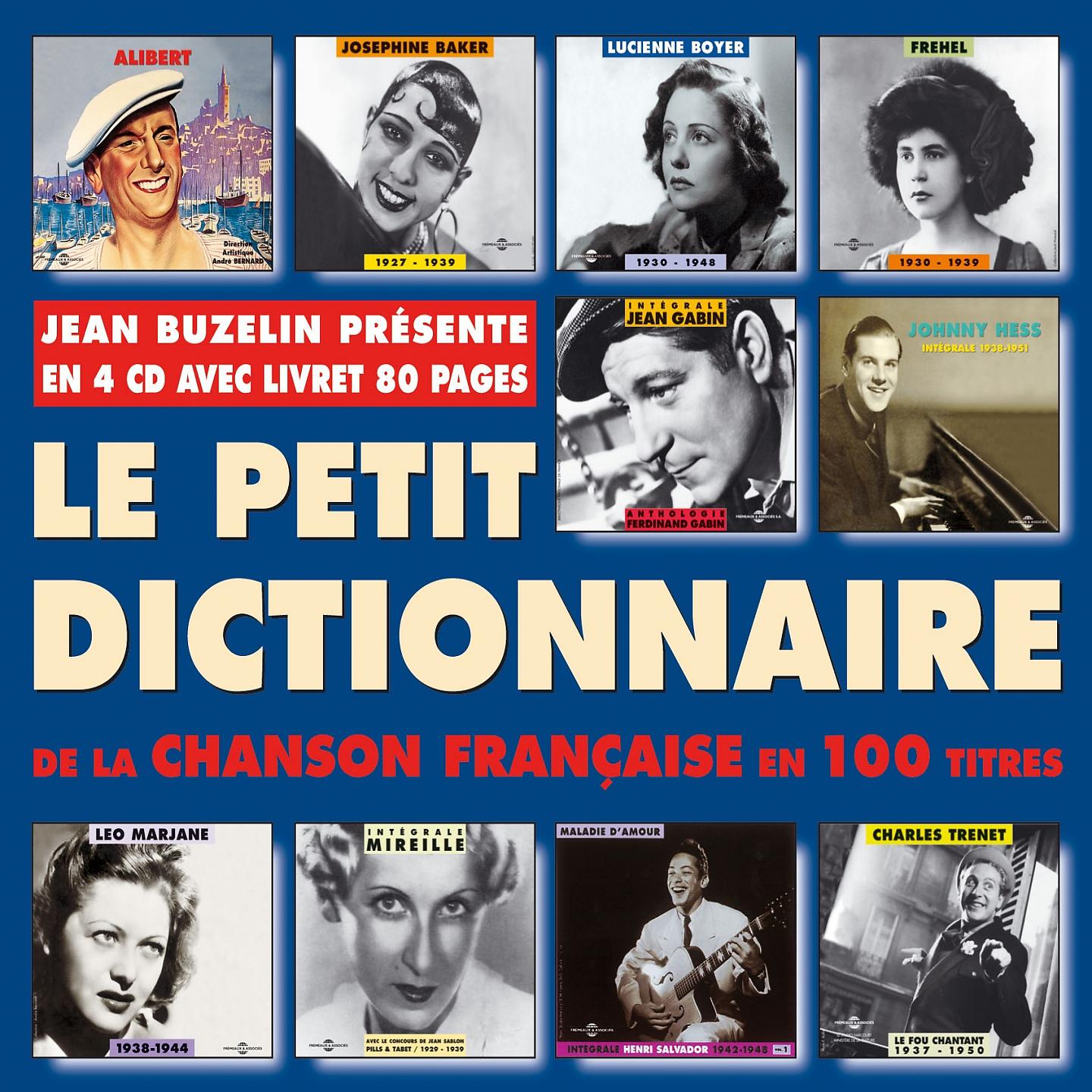 Постер альбома Jean Buzelin présente le petit dictionnaire de la chanson francaise