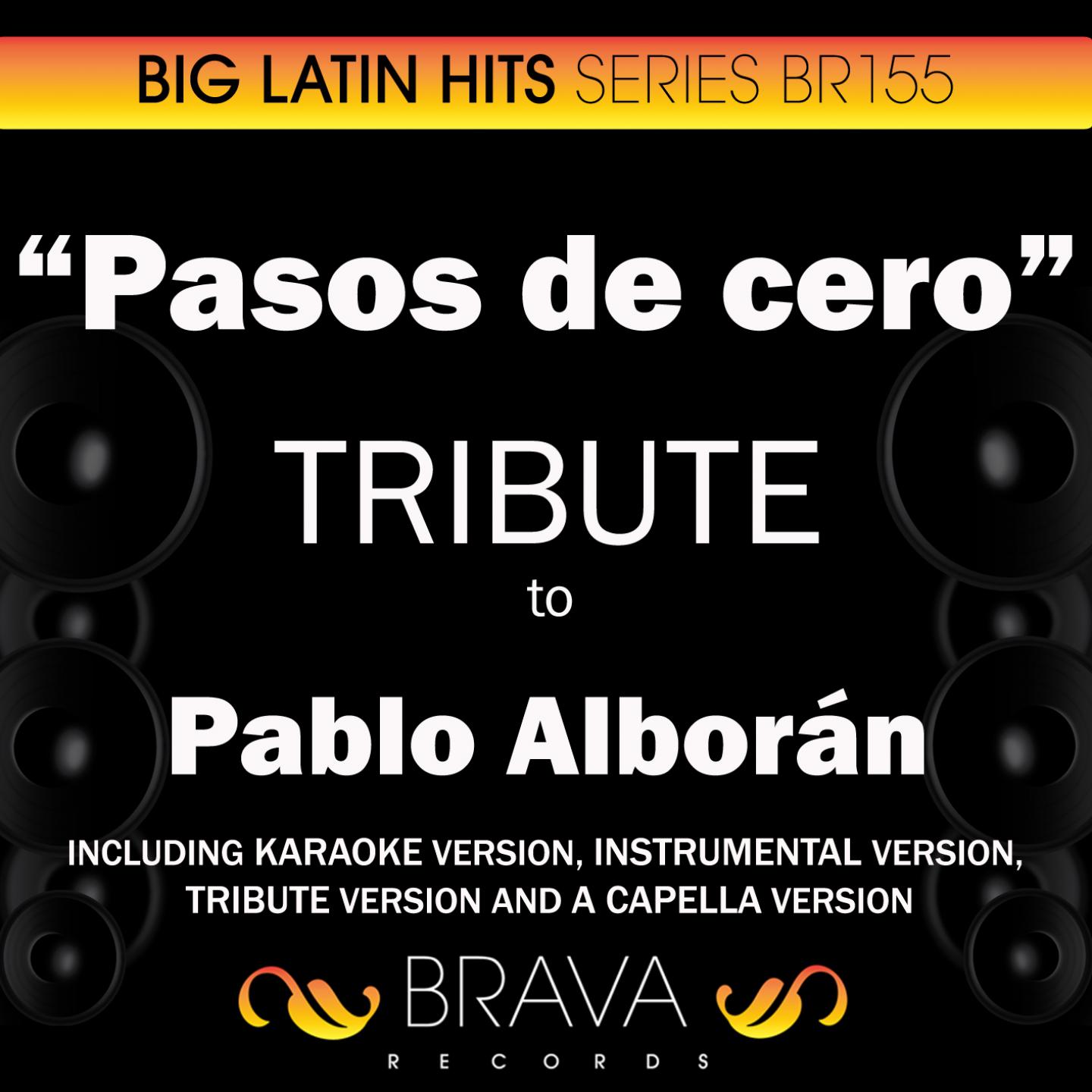Постер альбома Pasos de Cero - Tribute to Pablo Alboran - EP