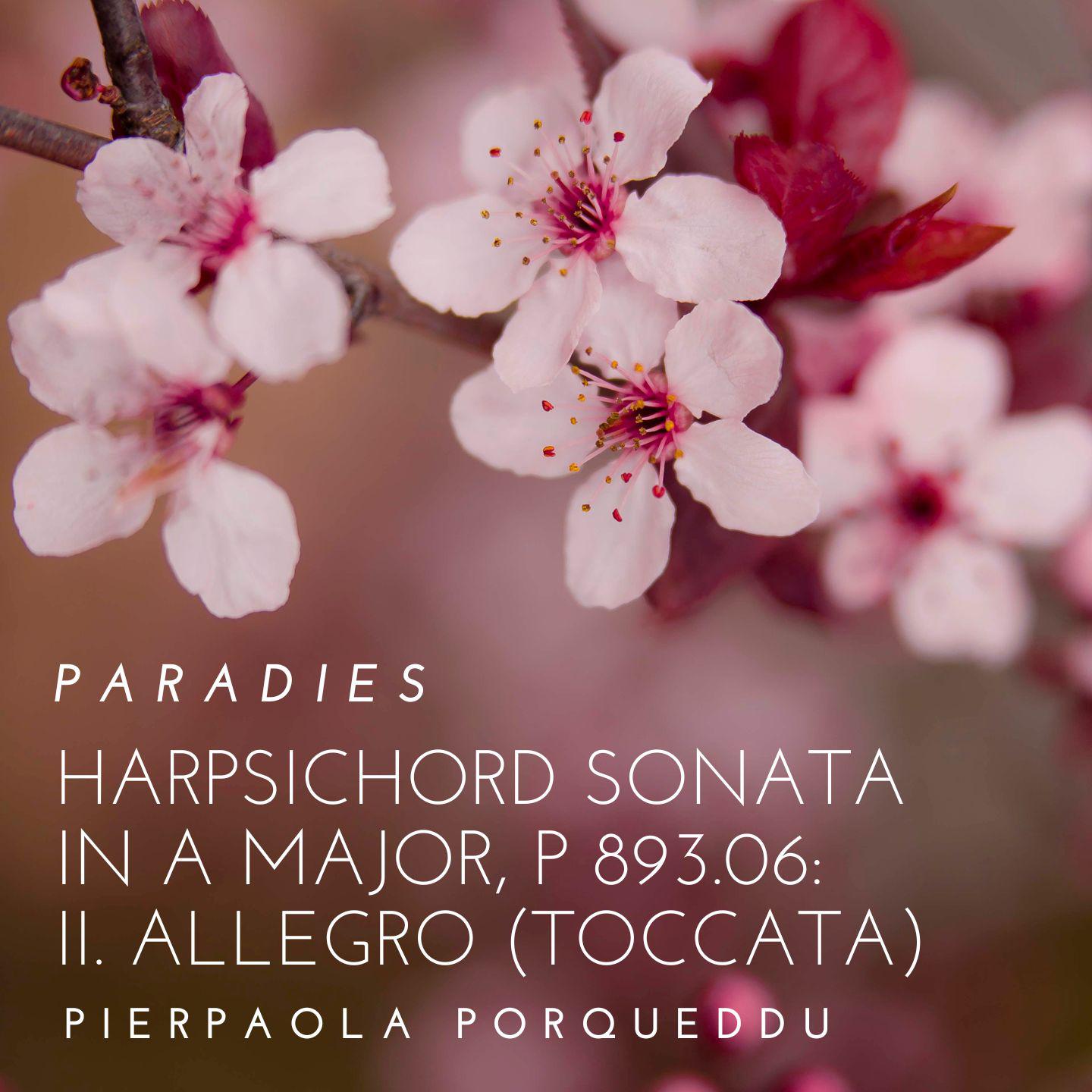 Постер альбома Paradies: Harpsichord Sonata in A Major, P 893.06: II. Allegro (Toccata)