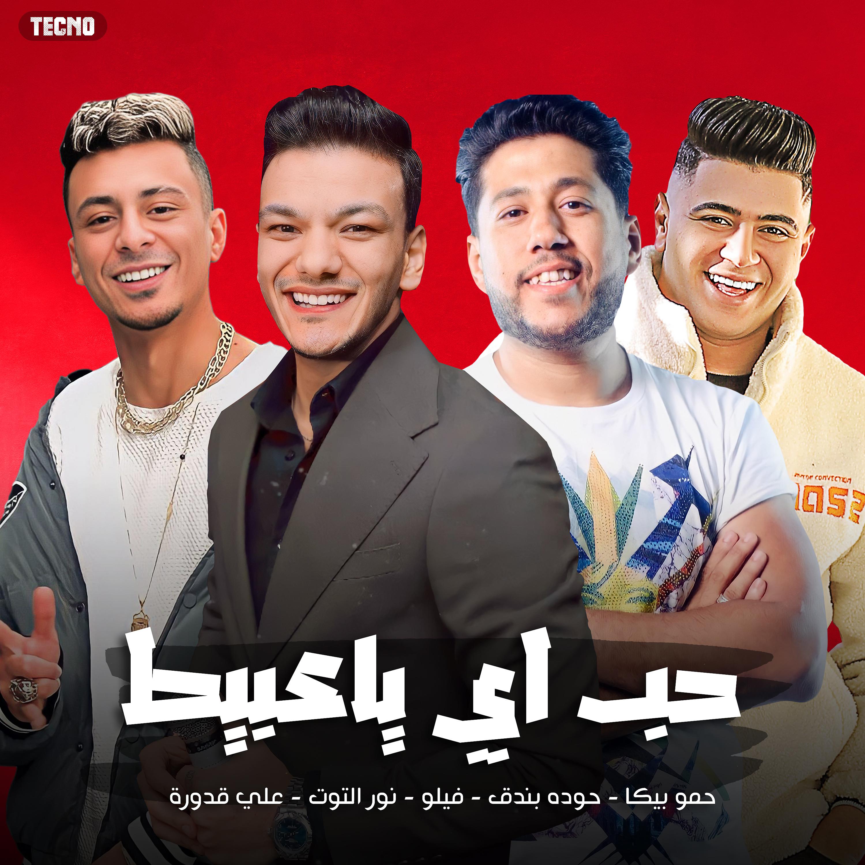 Постер альбома مهرجان " حب ايه يا عبيط " علي قدورة - نور التوت - فيلو - بندق -