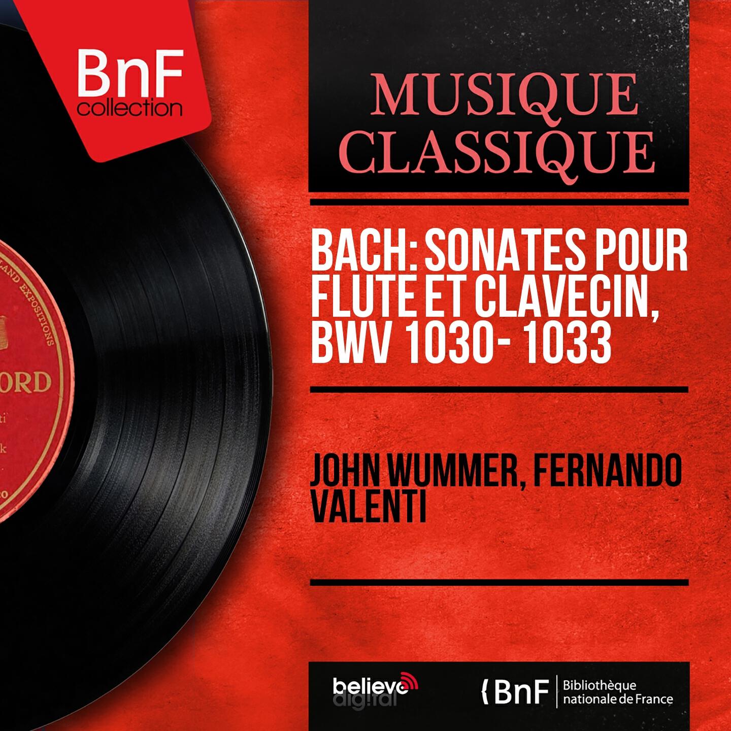 John Wummer - Sonata for Flute and Harpsichord in E-Flat Major, BWV 1031: I. Moderato