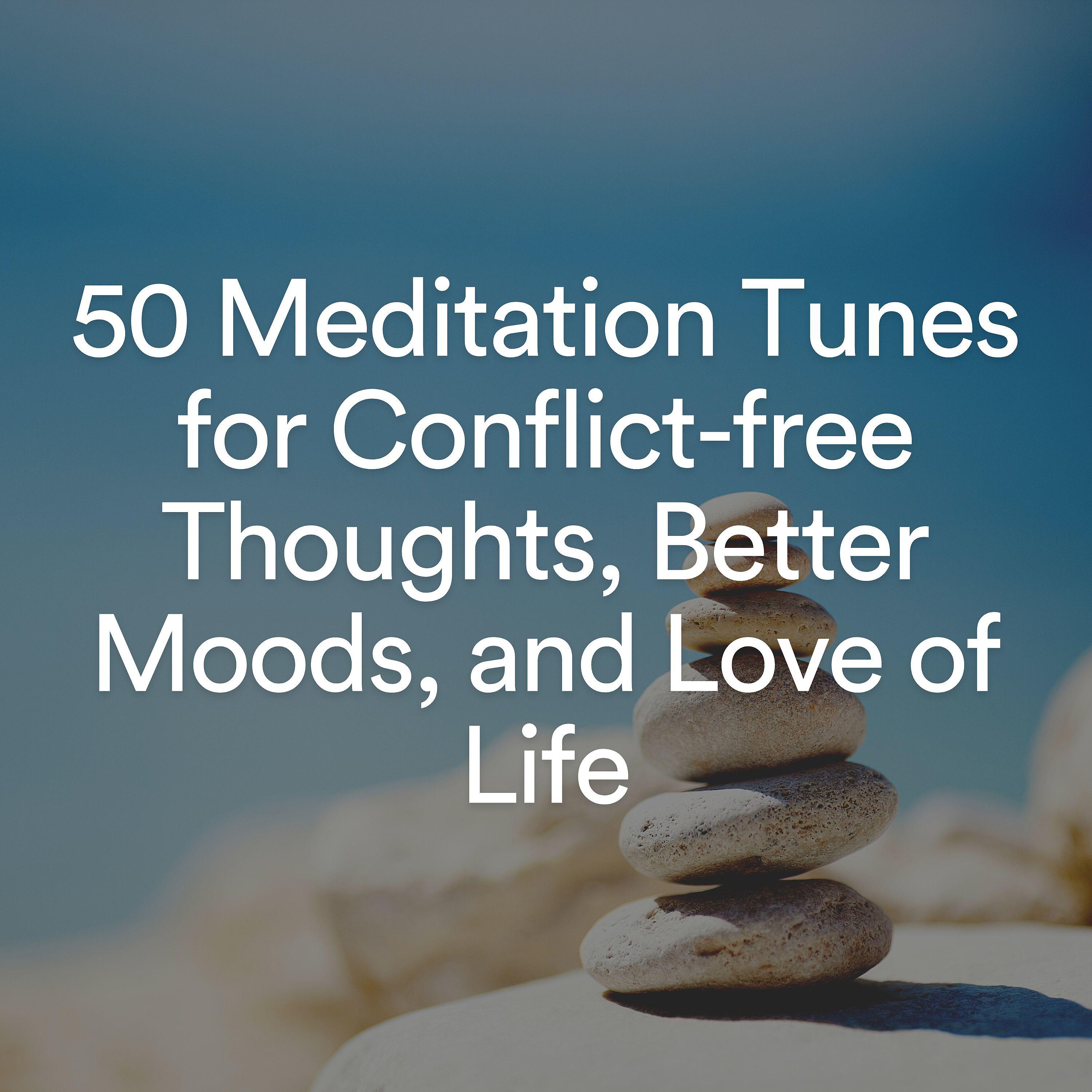 Постер альбома 50 Meditation Tunes for Conflict-free Thoughts, Better Moods, and Love of Life