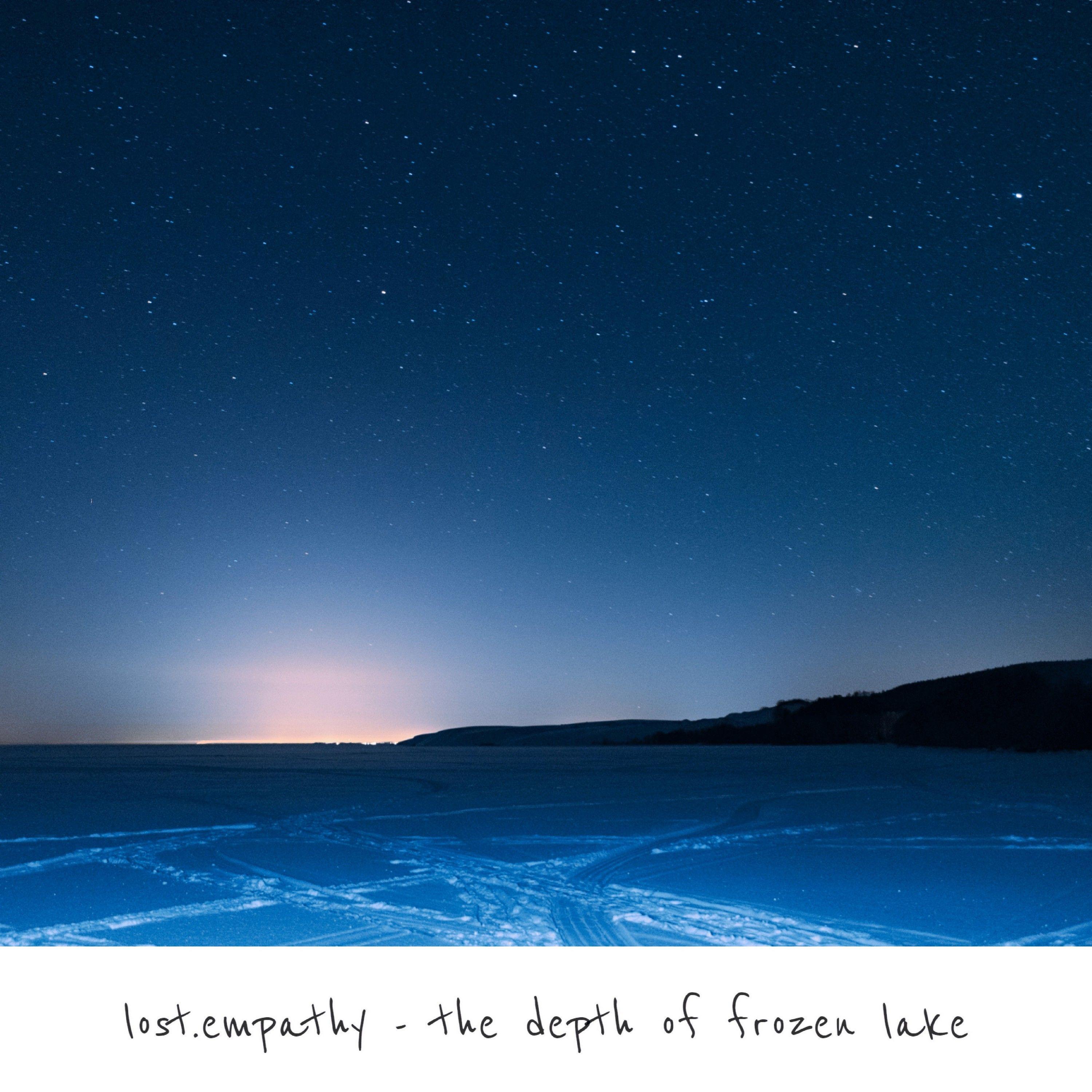 Постер альбома the depth of frozen lake