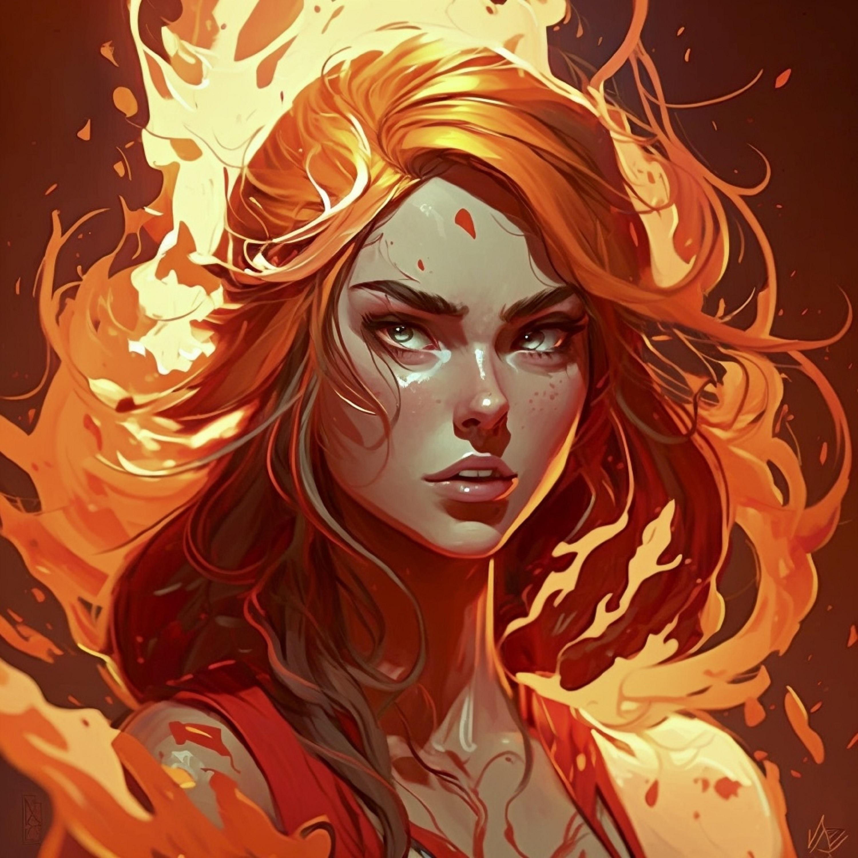 Постер альбома Девушка огонь