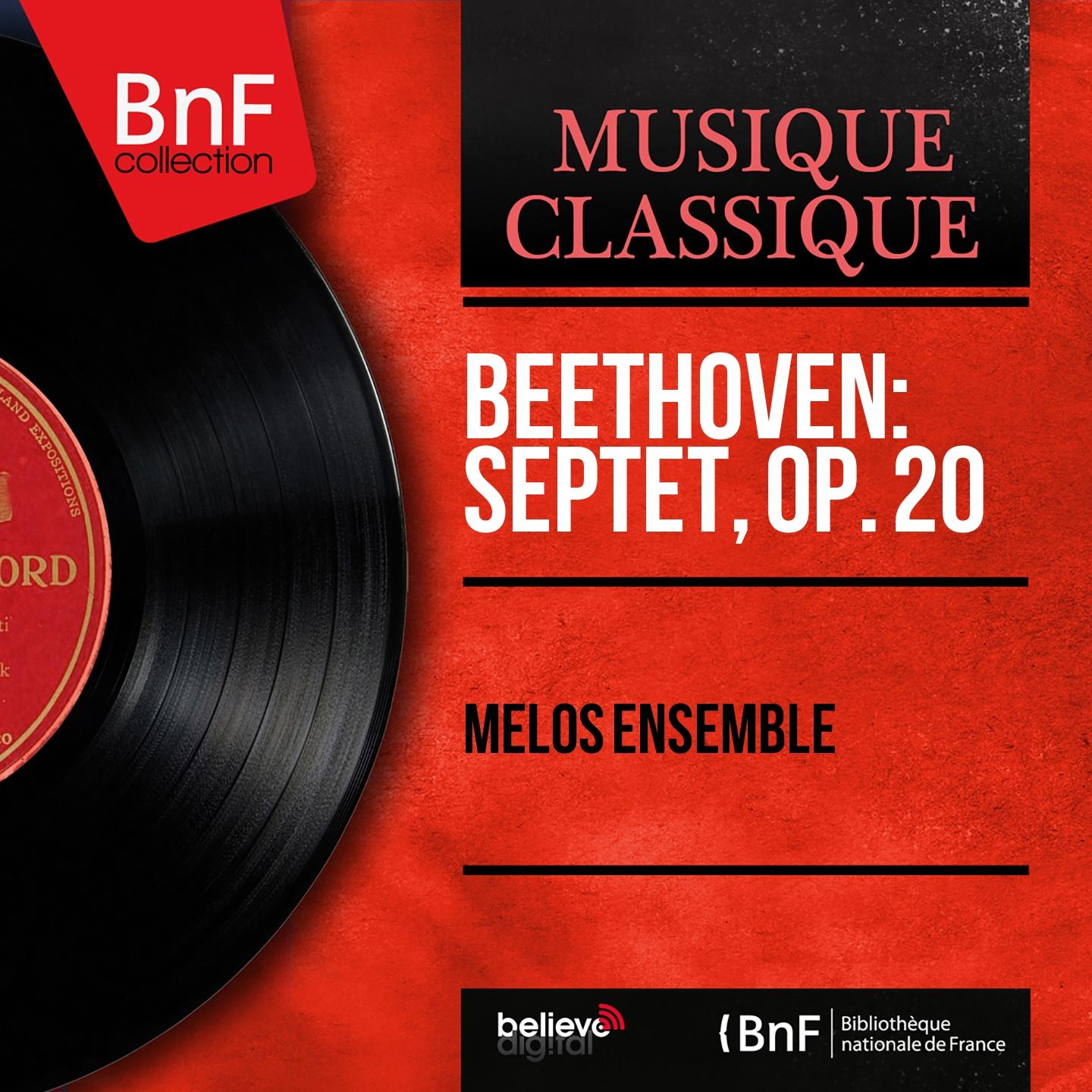 Постер альбома Beethoven: Septet, Op. 20 (Mono Version)