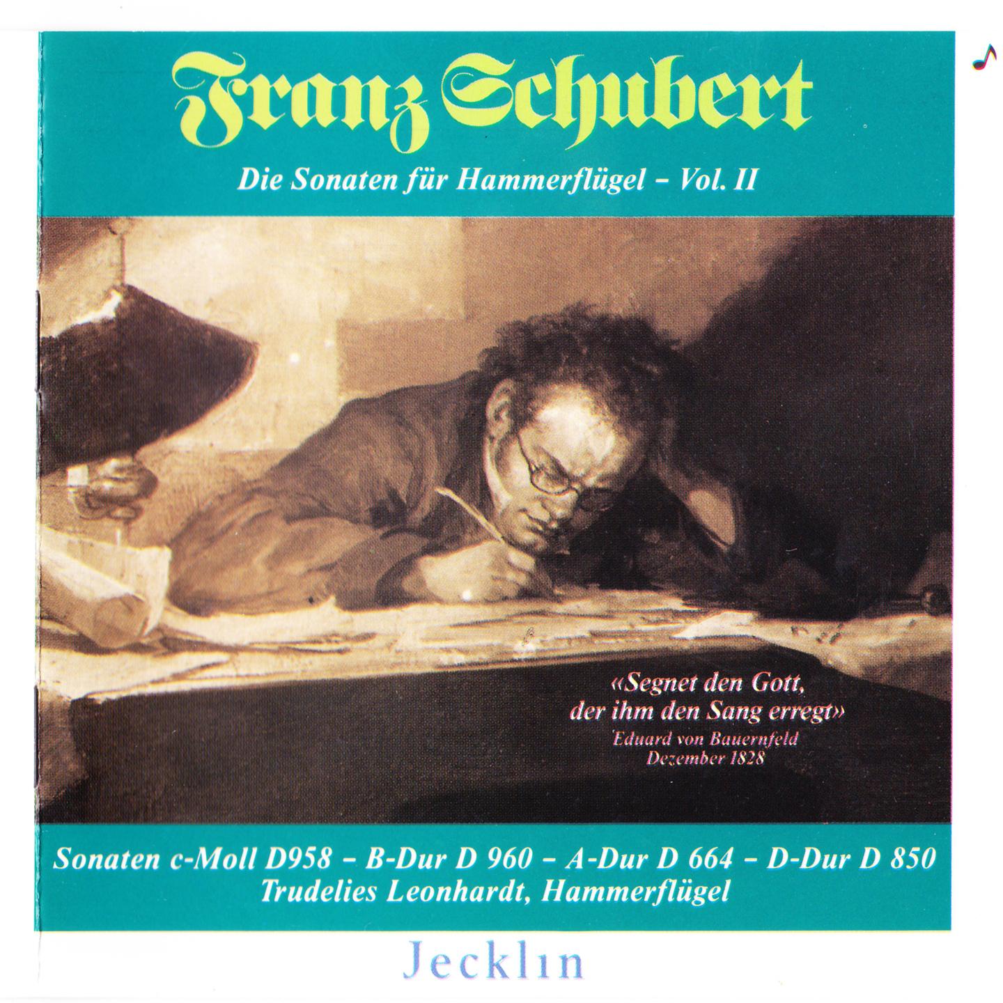 Постер альбома Franz Schubert: Die Sonaten für Hammerflügel, Vol. II
