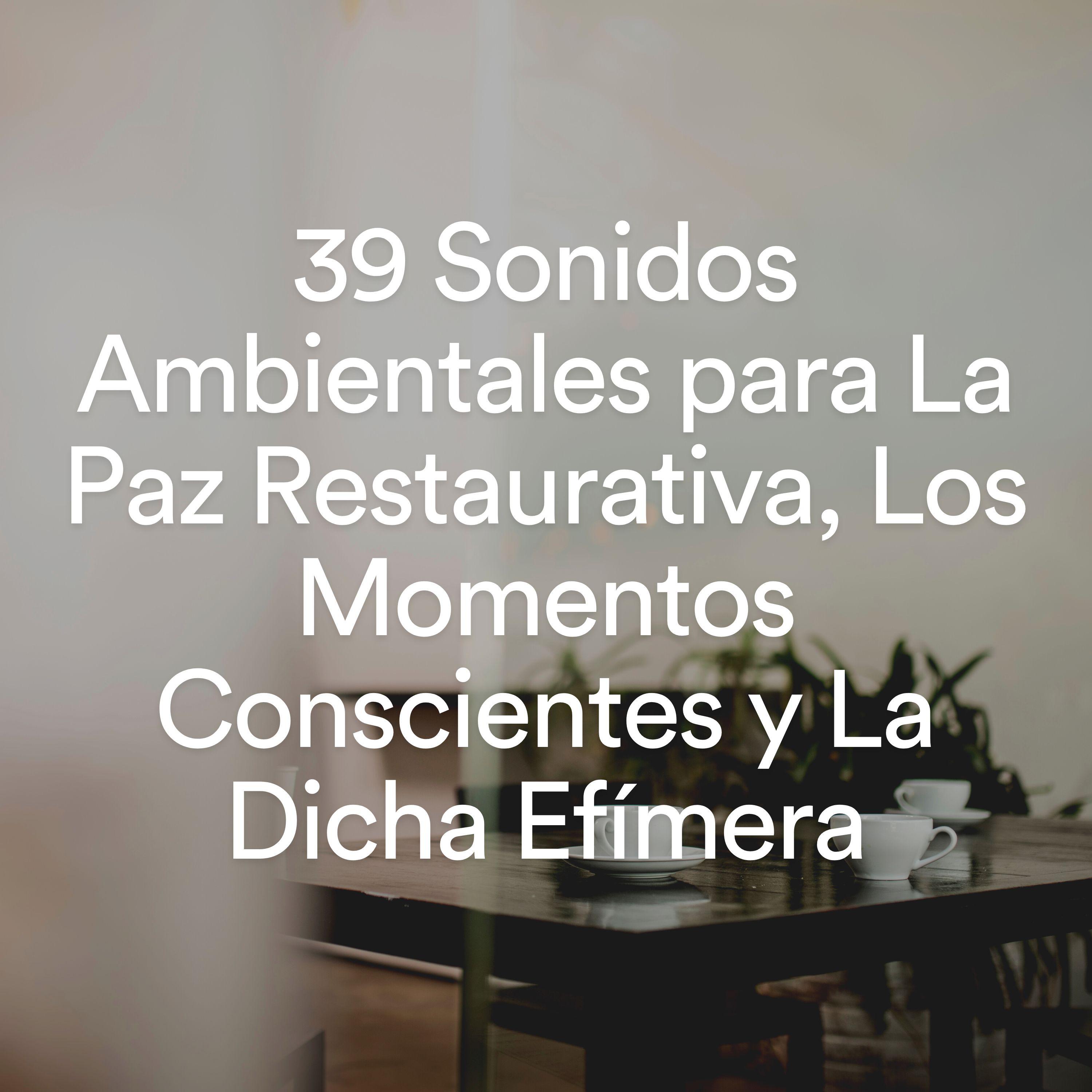 Постер альбома 39 Sonidos Ambientales para La Paz Restaurativa, Los Momentos Conscientes y La Dicha Efímera