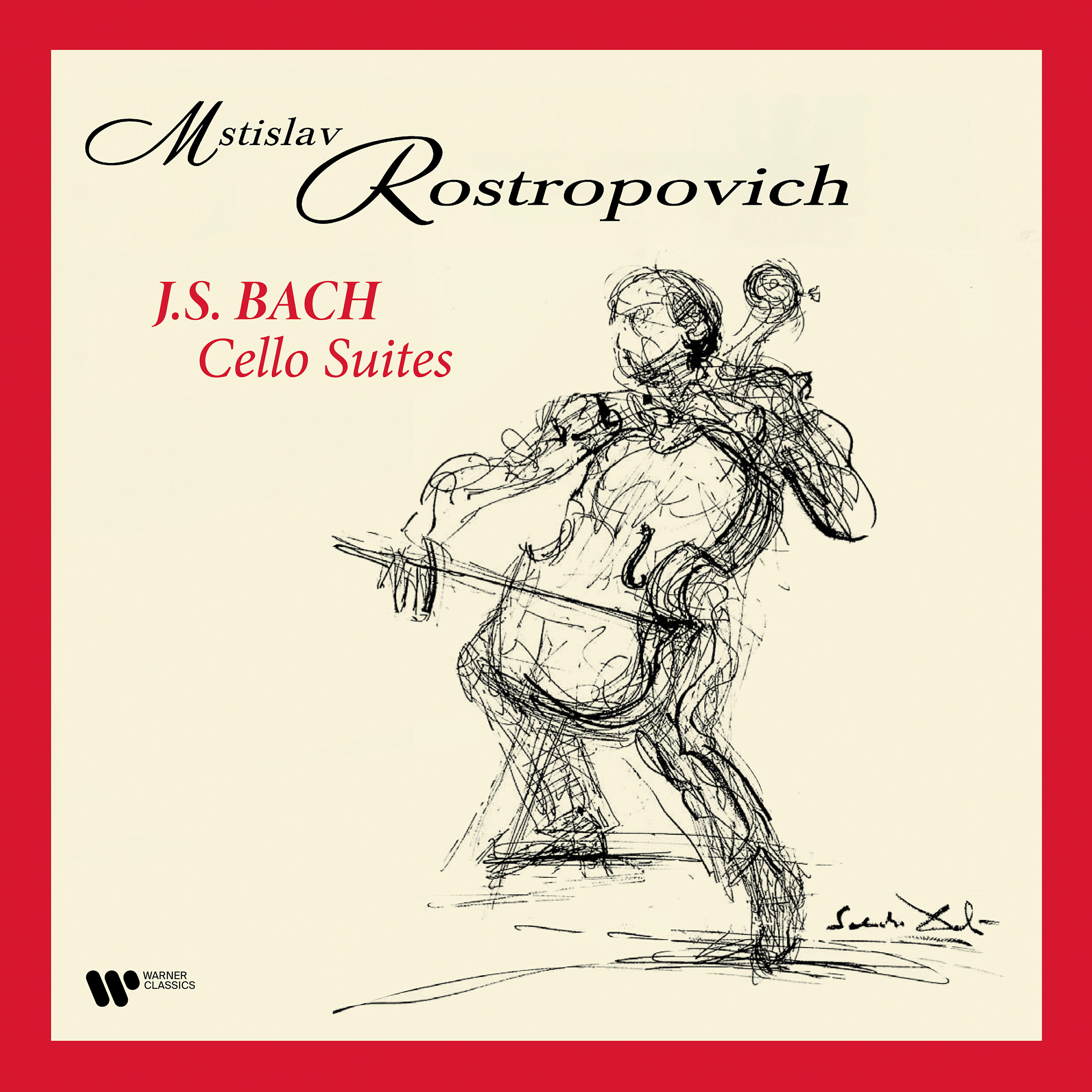 Mstislav Rostropovich - Cello Suite No. 2 in D Minor, BWV 1008: IV. Sarabande