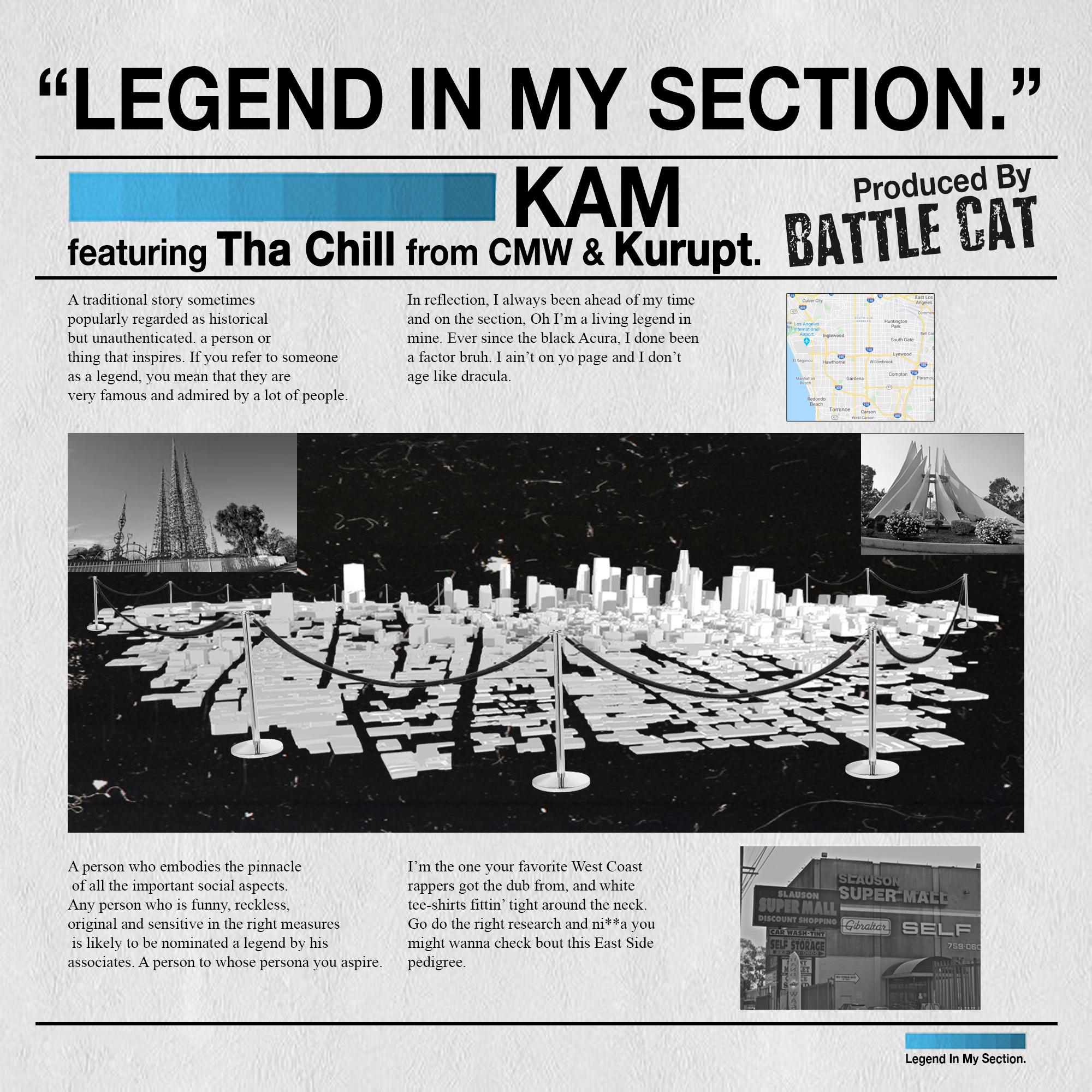Постер альбома Legend In My Section (feat. Kurupt & Tha Chill)