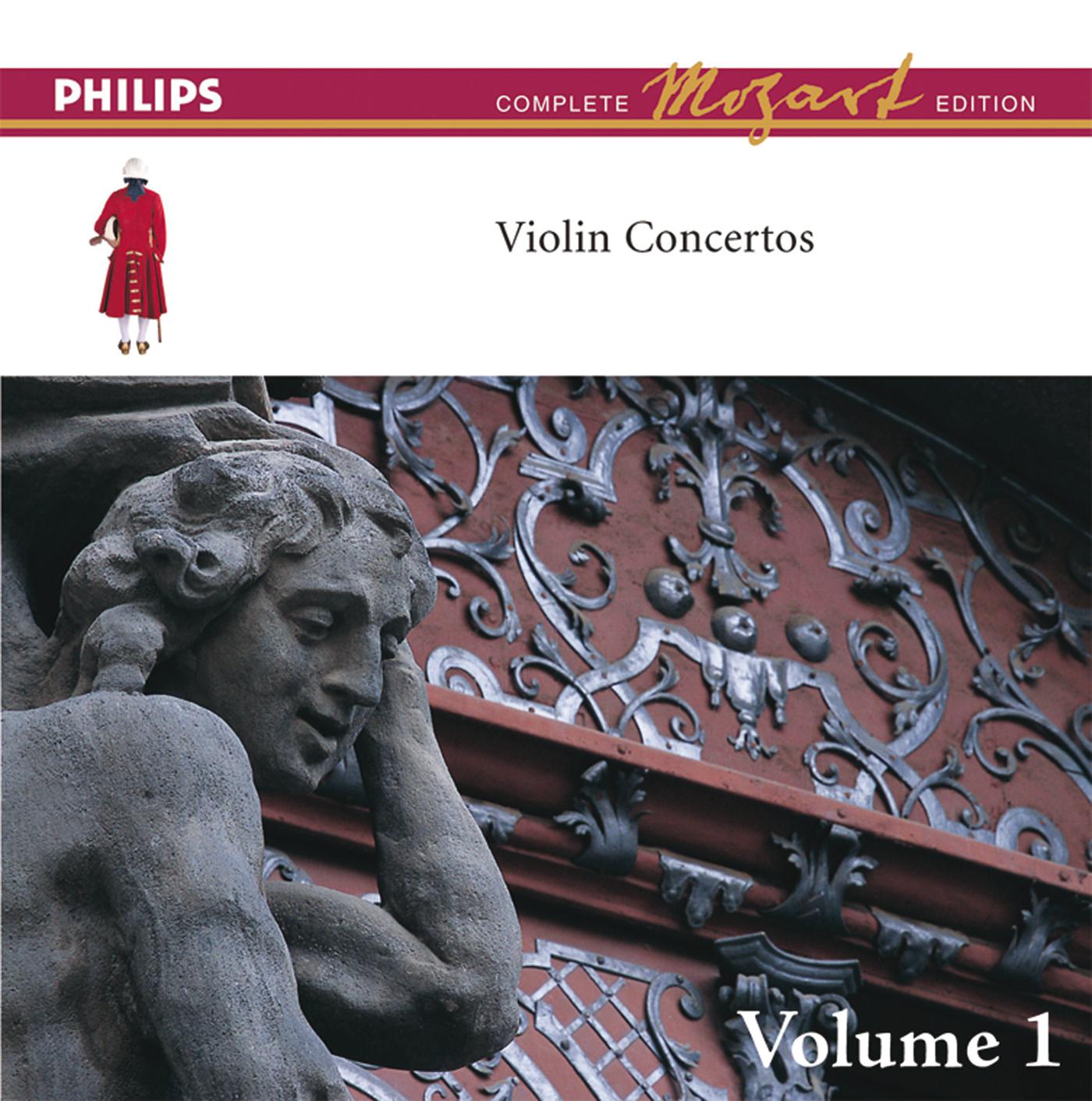 Постер альбома Mozart: The Violin Concertos, Vol.1 (Complete Mozart Edition)