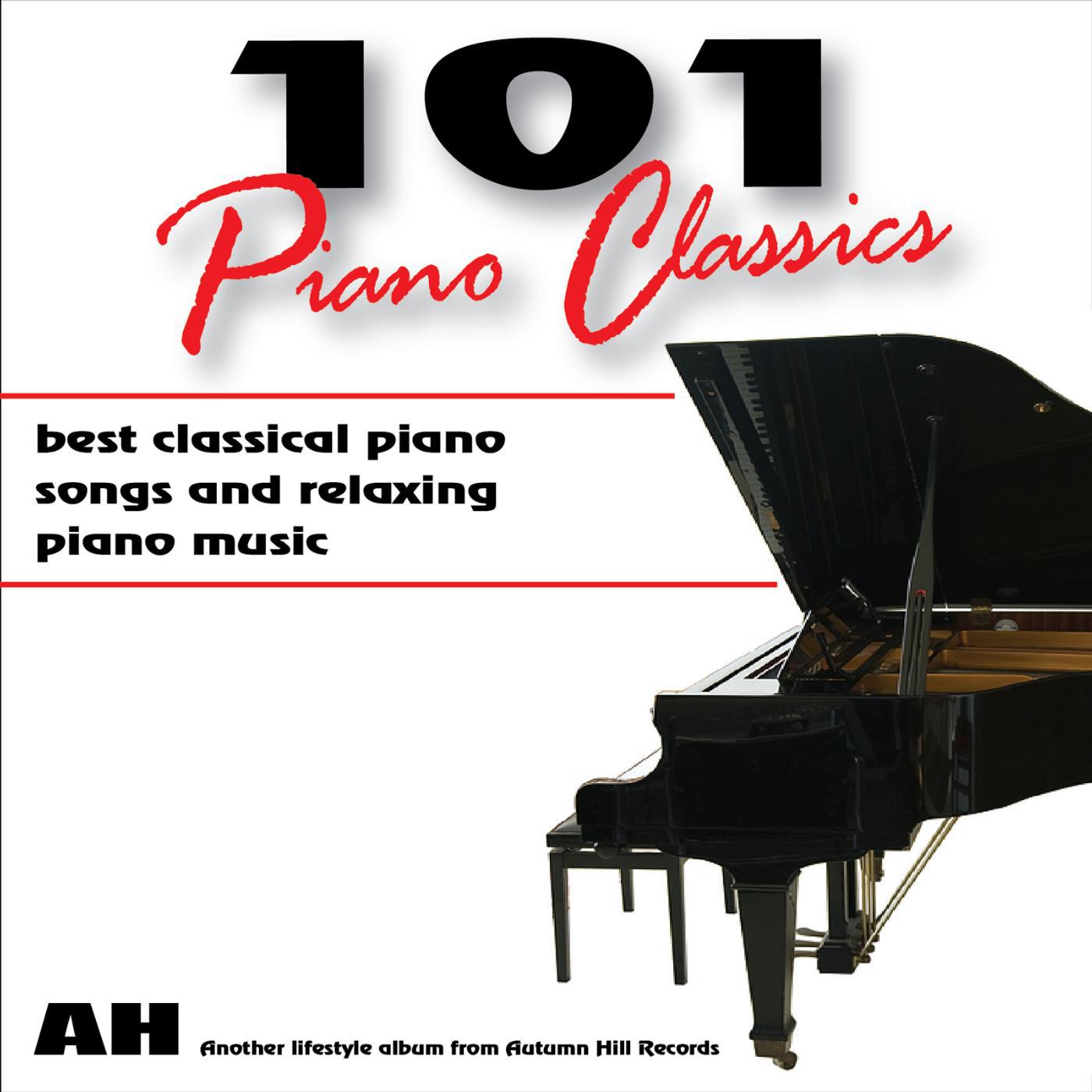 Постер альбома 101 Piano Classics: Best Classical Songs and Relaxing Piano Music and Relaxing Music