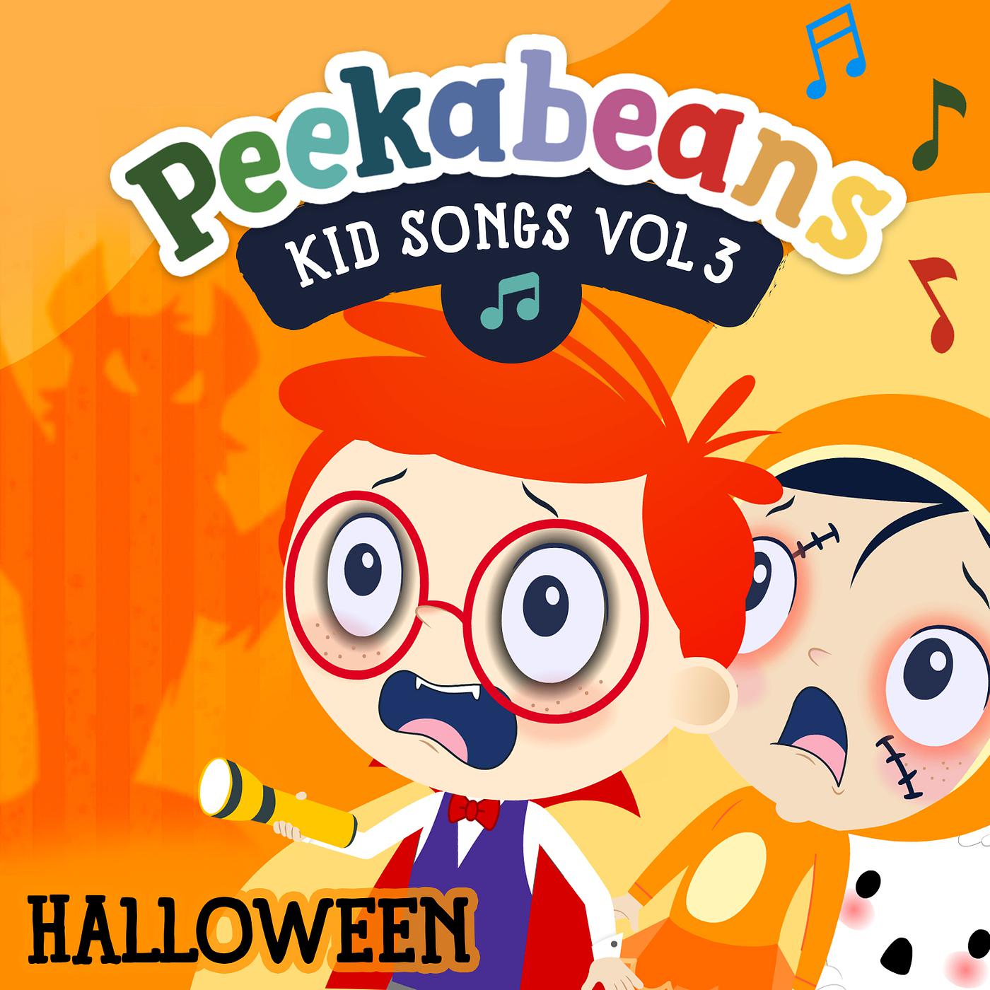 Постер альбома Peekabeans Kids Songs, Vol. 3 (Halloween)