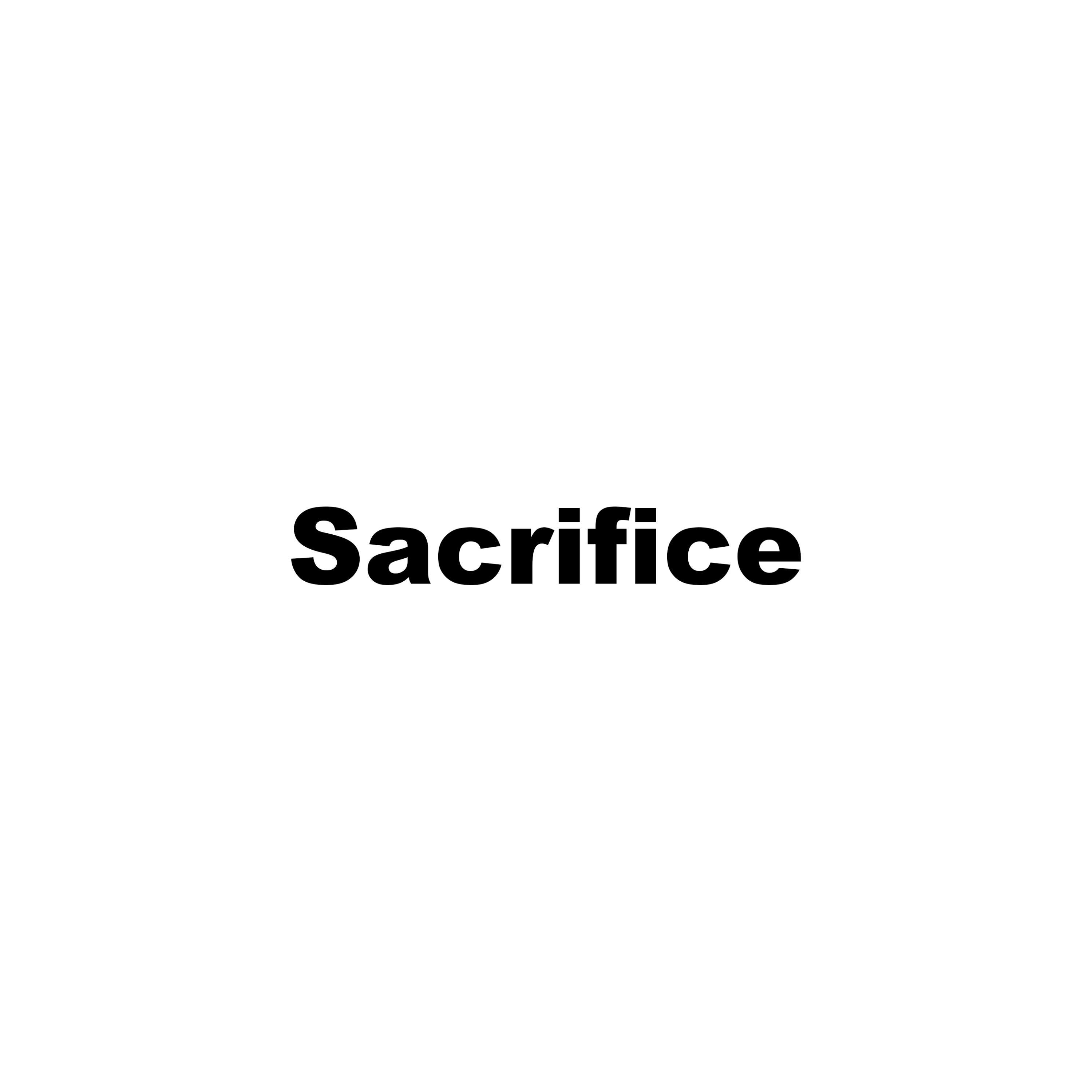 Постер альбома Sacrifice