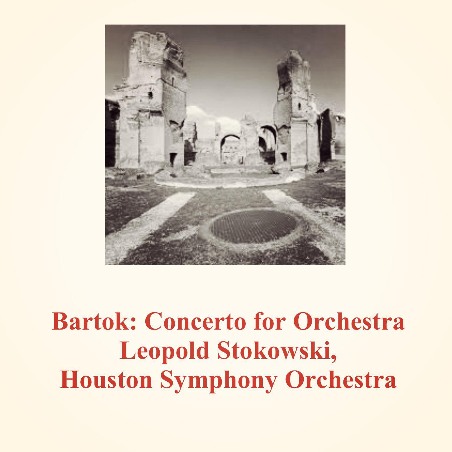 Постер альбома Bartok: Concerto for Orchestra