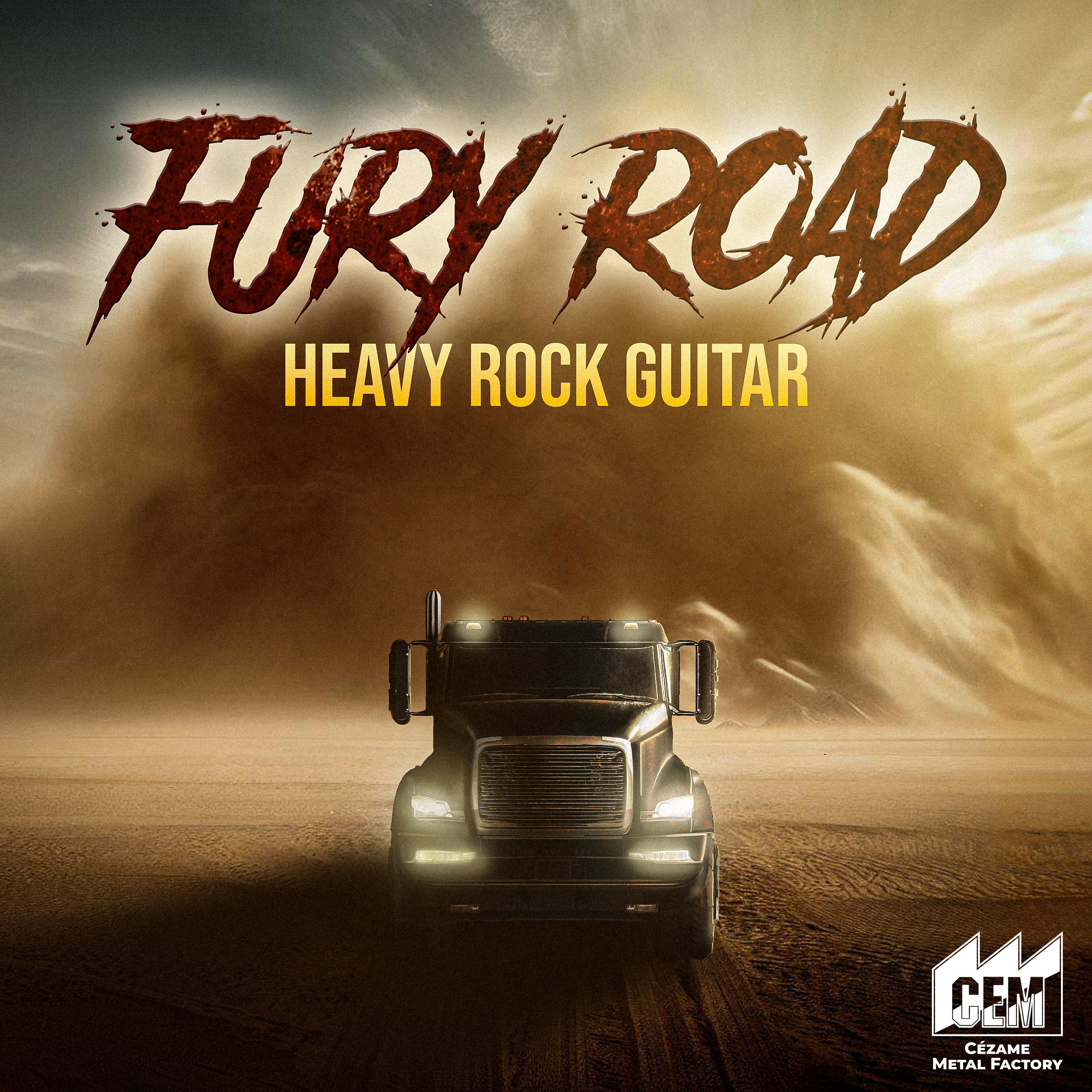 Постер альбома Fury Roads - Hard Rock Guitar