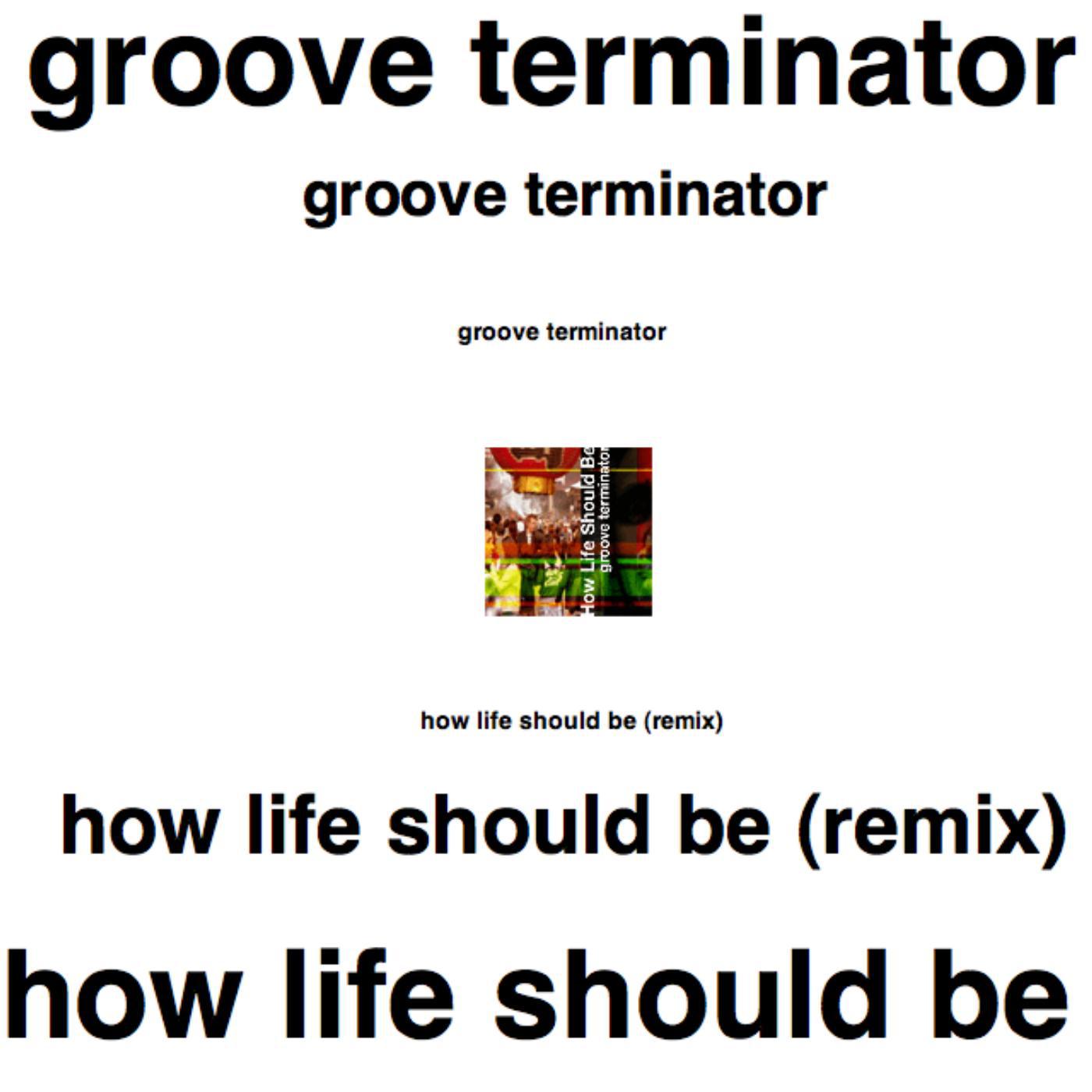 Постер альбома How Life Should Be (Remix)