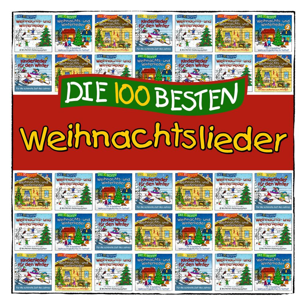Постер альбома Die 100 besten Weihnachtslieder für Kinder