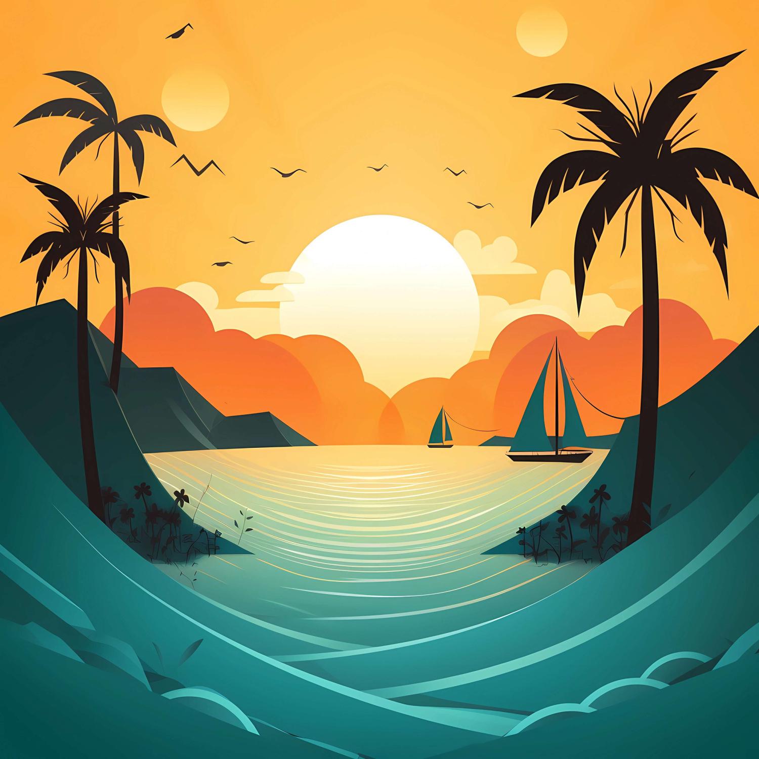 Постер альбома Sea, Sun, Beach, and Tropics...