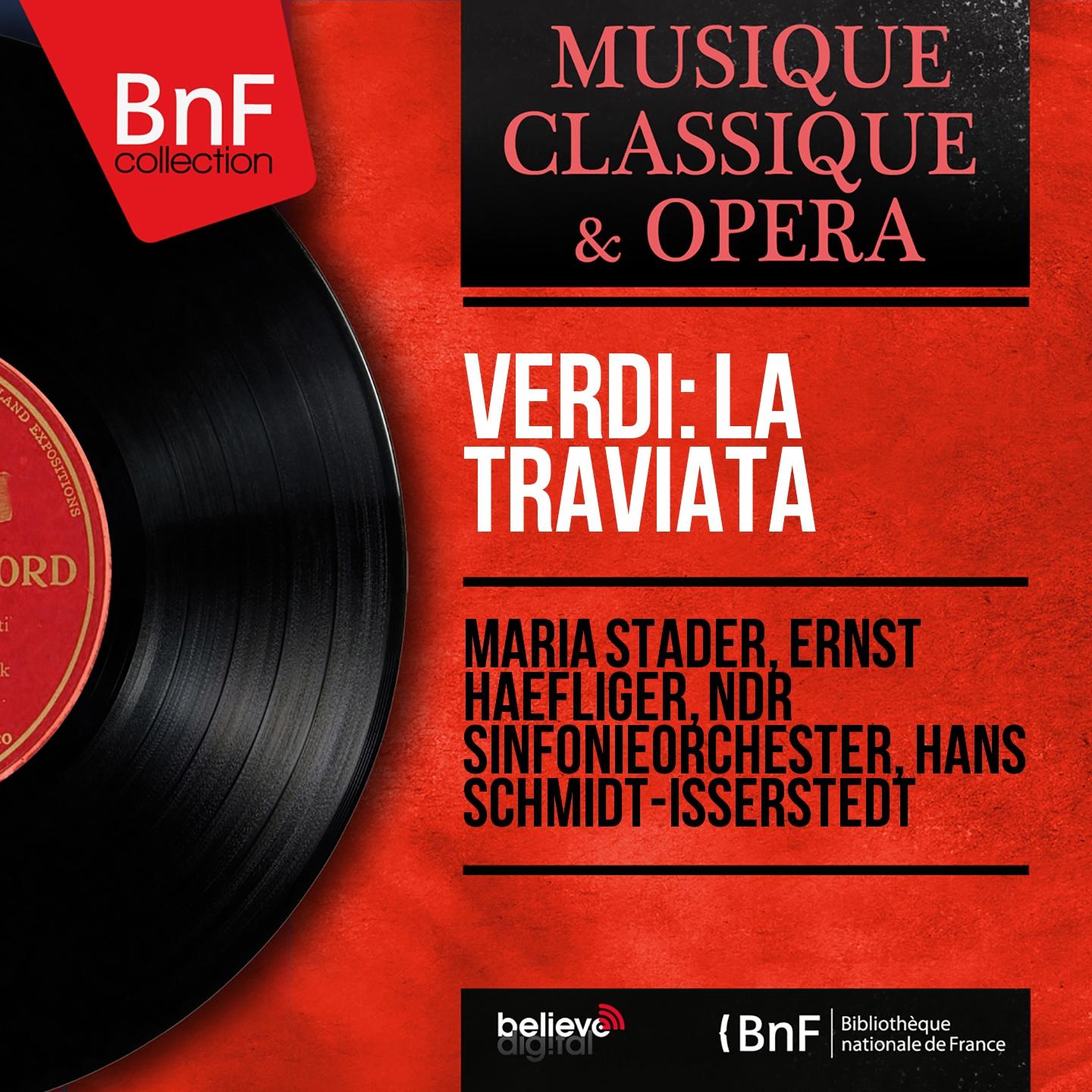 Постер альбома Verdi: La traviata (German Version, Stereo Version)
