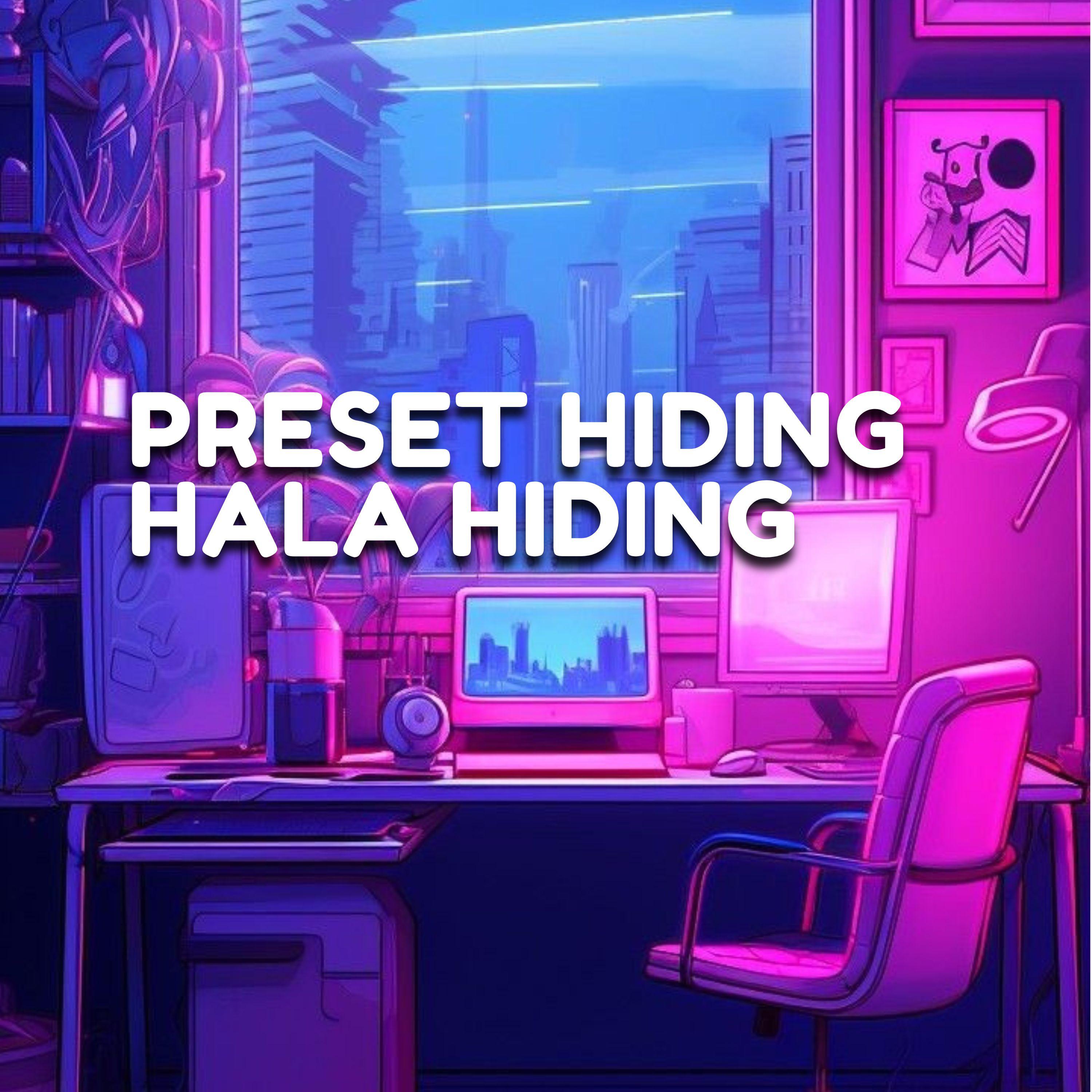 Постер альбома PRESET HIDING HALA HIDING