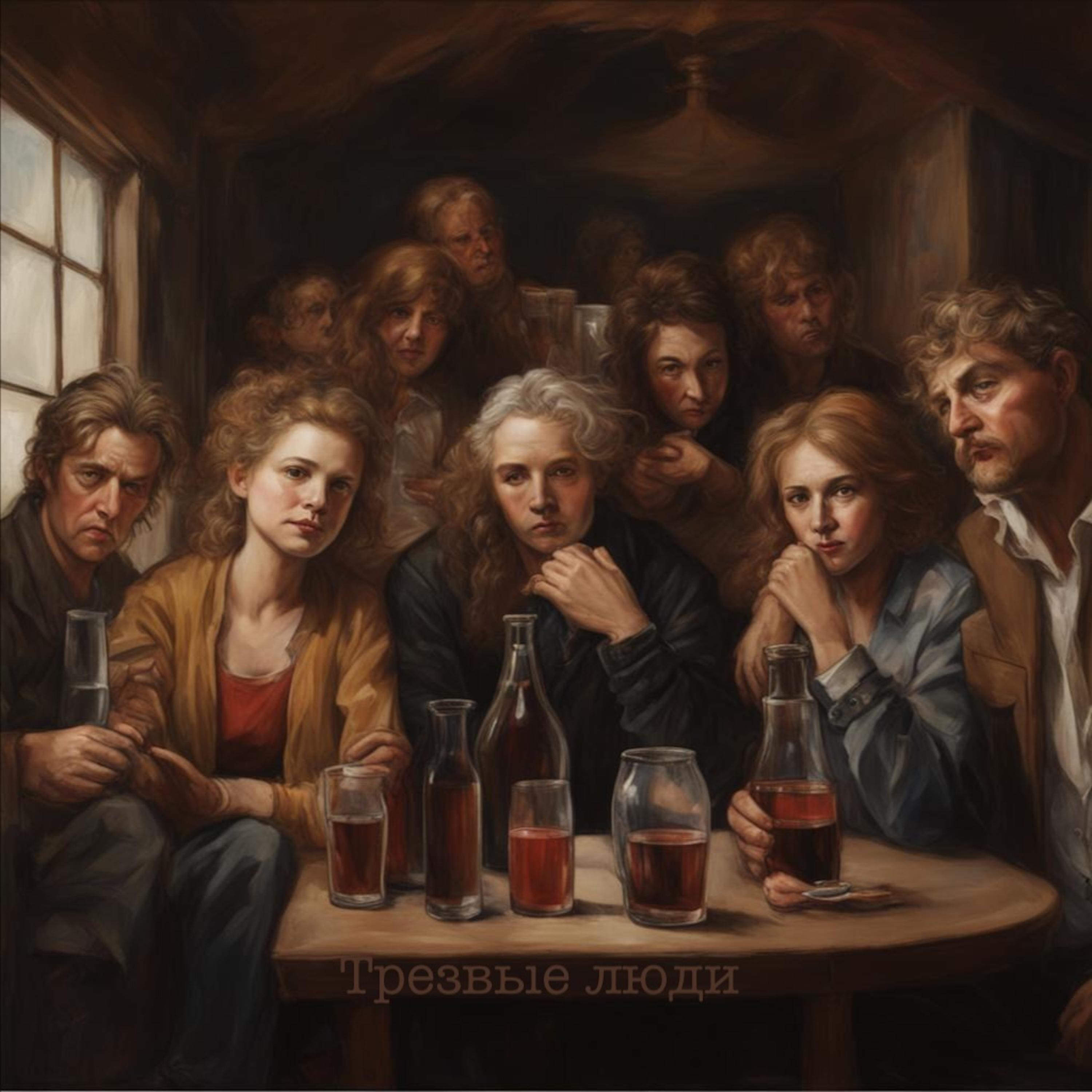 Постер альбома Трезвые людишки и пьяный ковбой