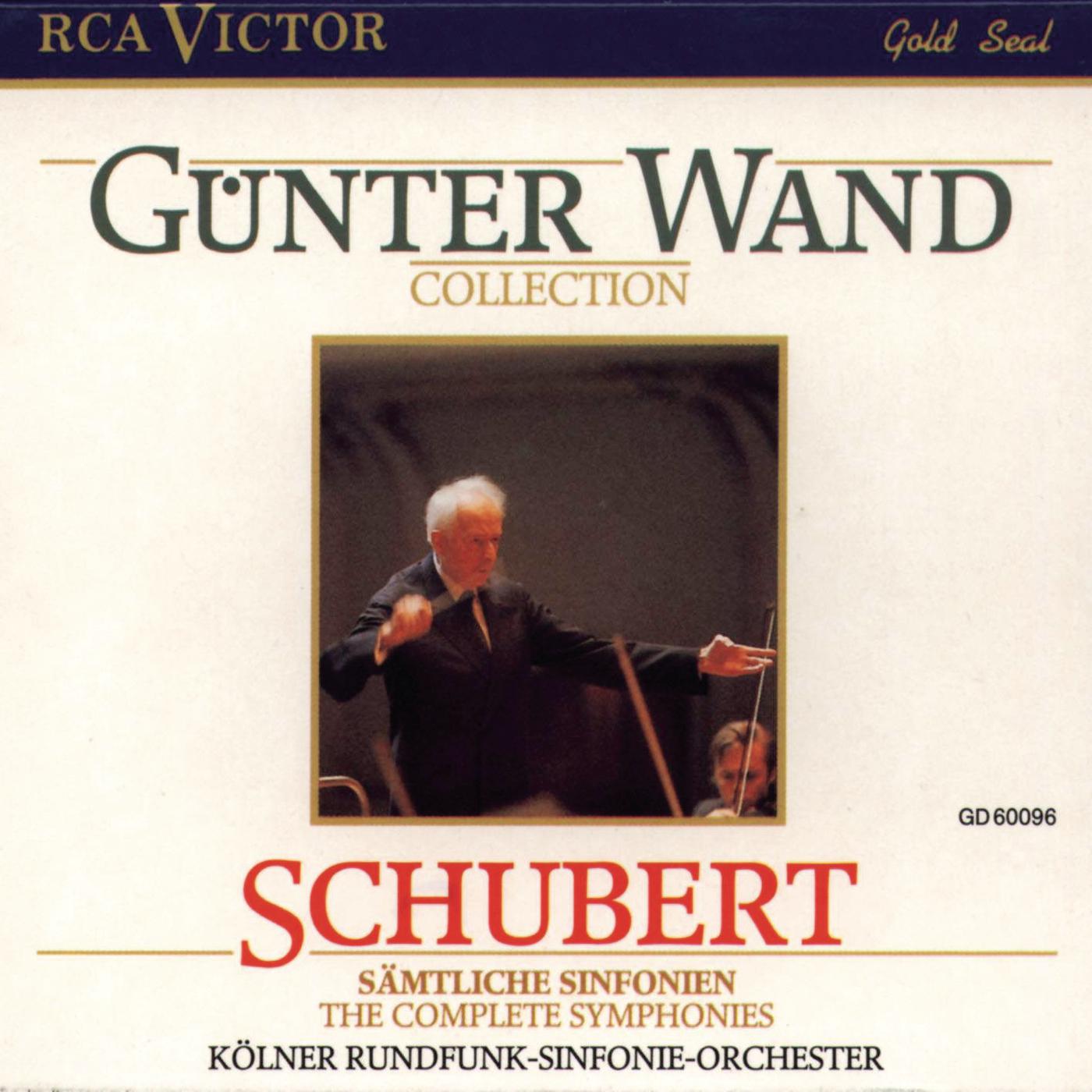 Günter Wand - Symphony No. 5 in B flat major, D. 485: Andante con moto