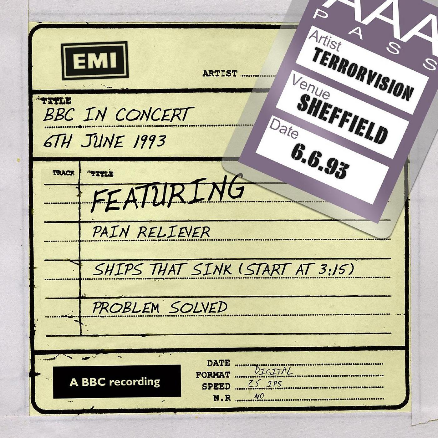 Постер альбома BBC In Concert [6th June 1993]