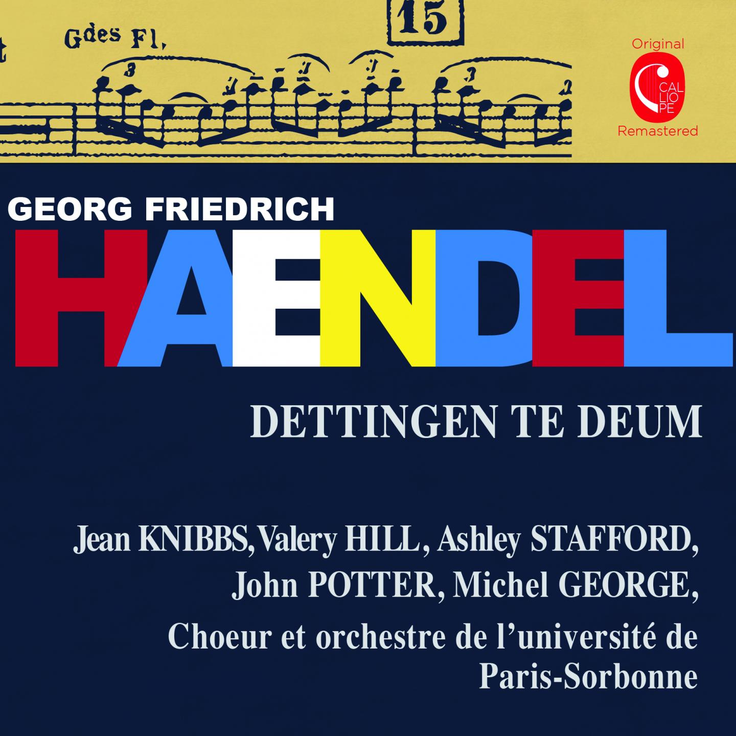 Постер альбома Haendel: Dettingen te Deum
