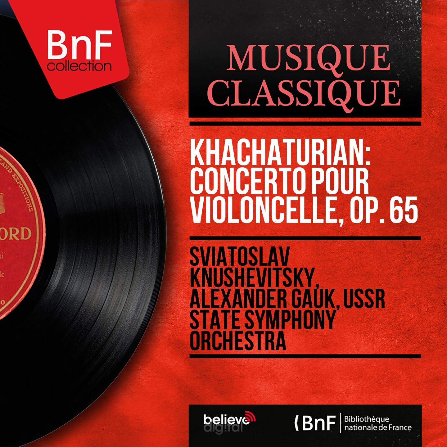 Sviatoslav Knushevitsky - Concerto pour violoncelle in E Minor, Op. 65: II. Andante sostenuto