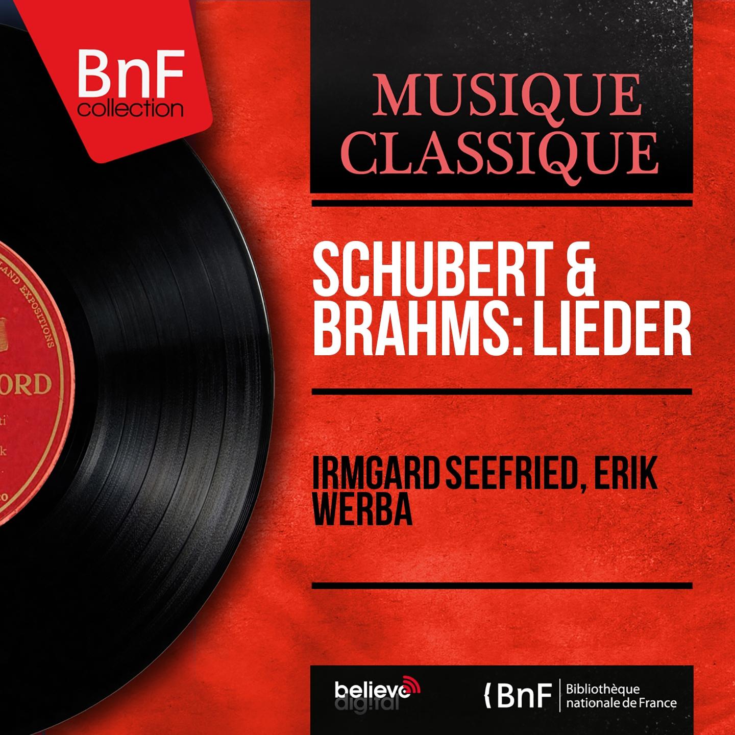 Постер альбома Schubert & Brahms: Lieder (Mono Version)