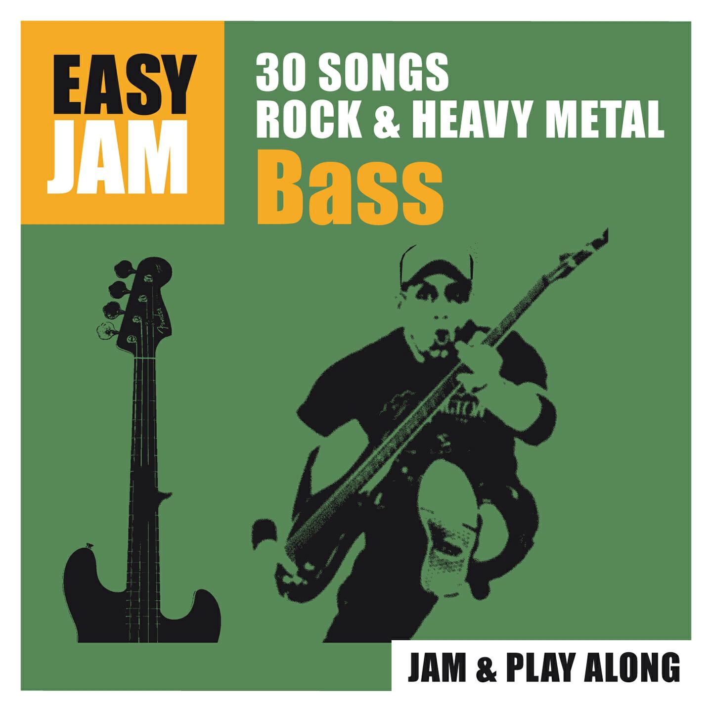 Easy Jam - Wild Action - Hard Rock - 148 BPM - Key of Gm (Bass Version)