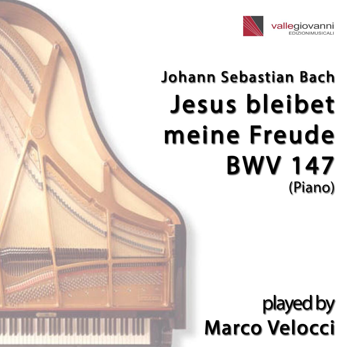 Marco Velocci - Jesus bleibet meine Freude, BWV 147 (Piano)