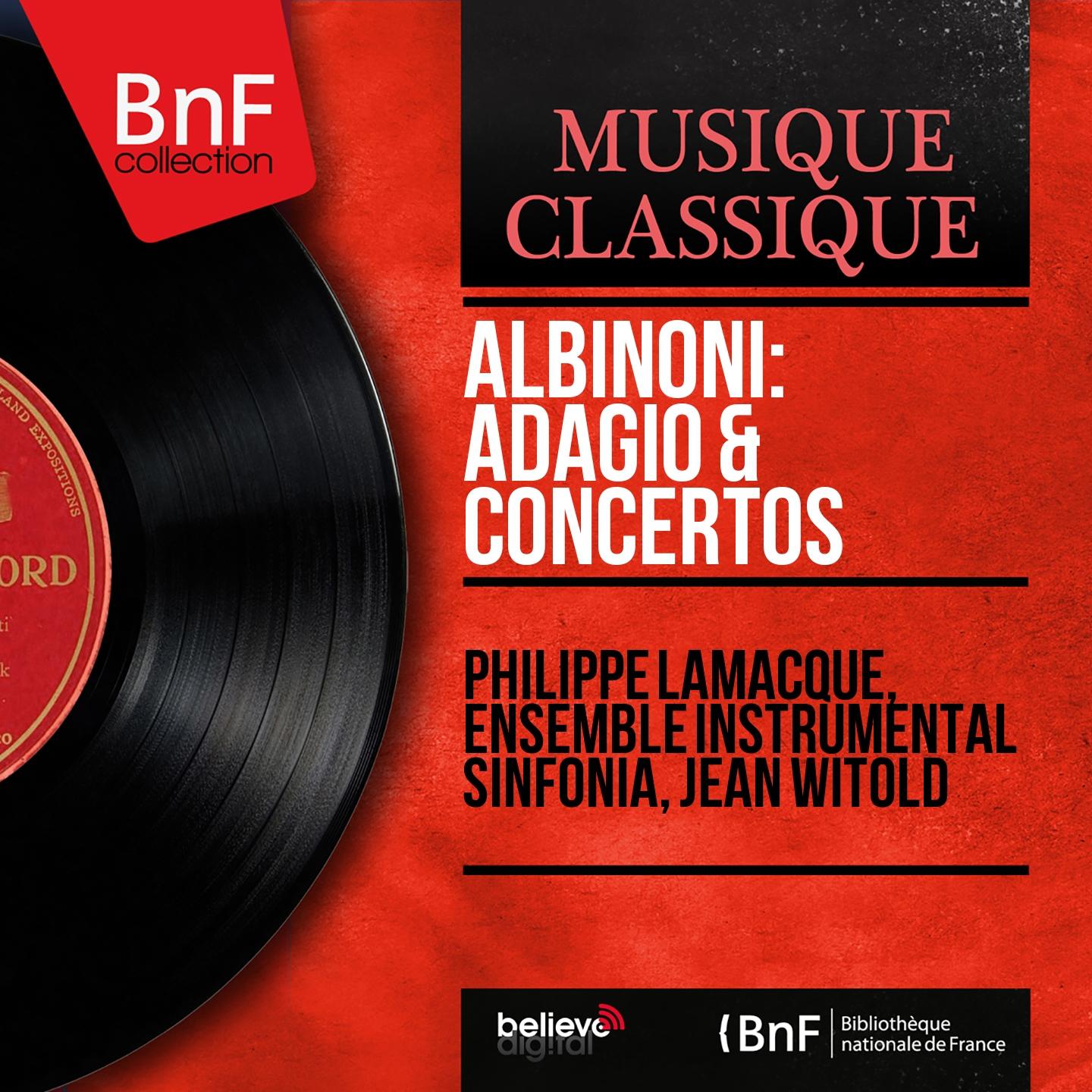 Постер альбома Albinoni: Adagio & Concertos (Mono Version)