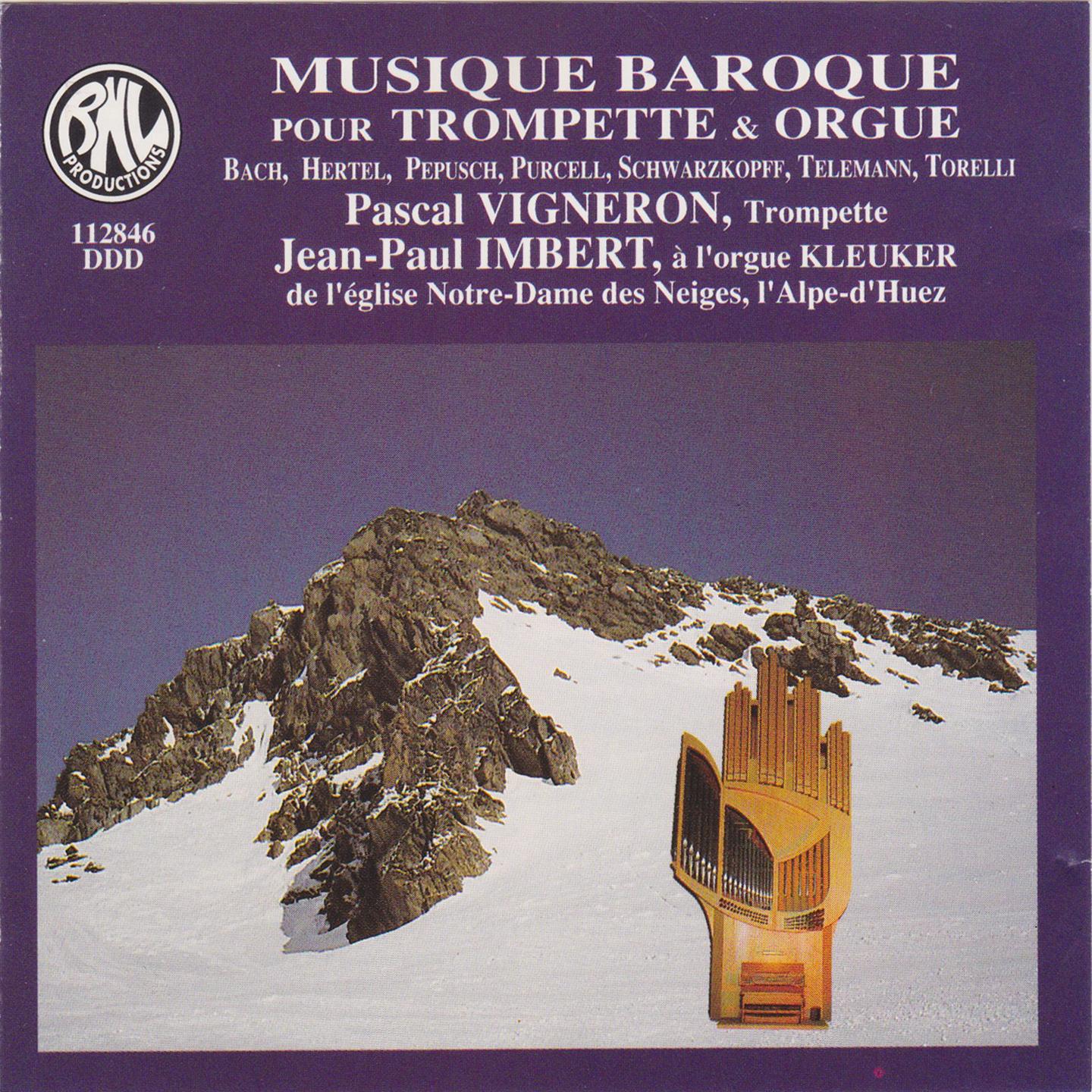 Постер альбома Musique baroque pour trompette et orgue