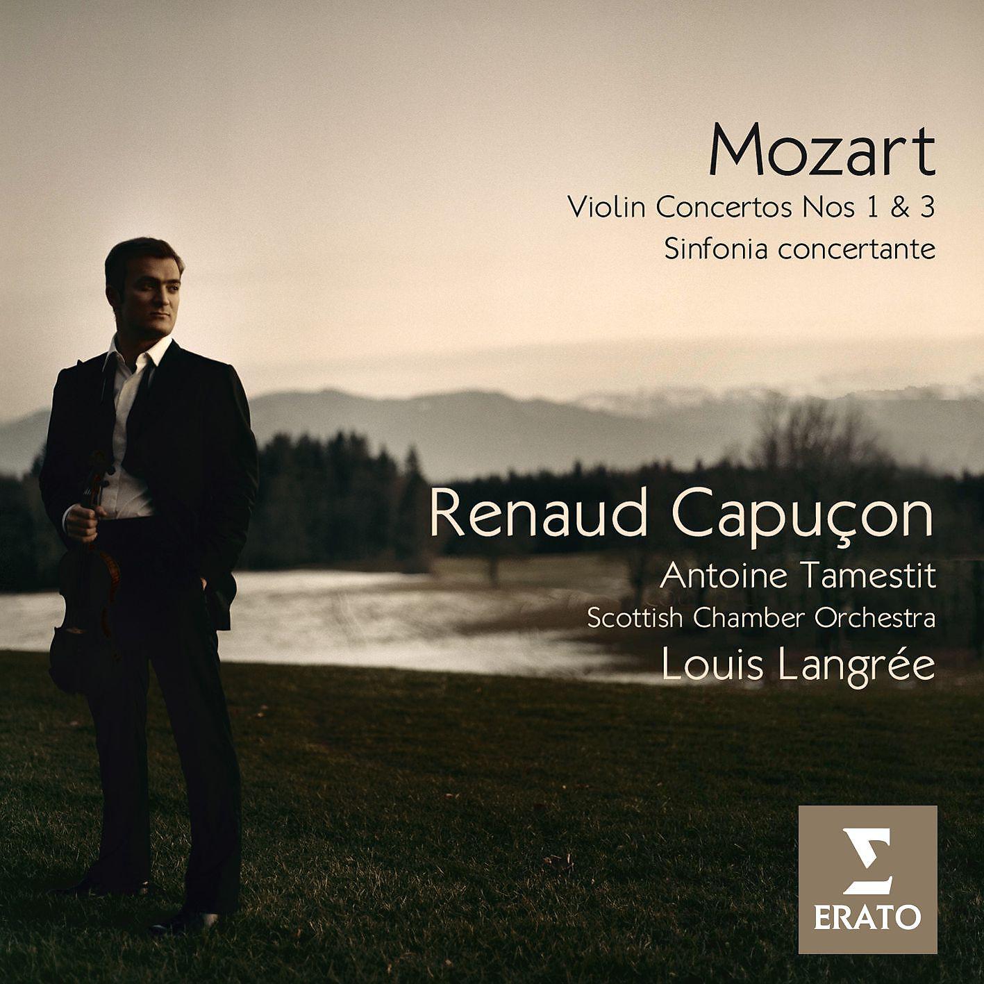 Постер альбома Mozart: Violin Concertos Nos. 1 & 3, Sinfonia concertante