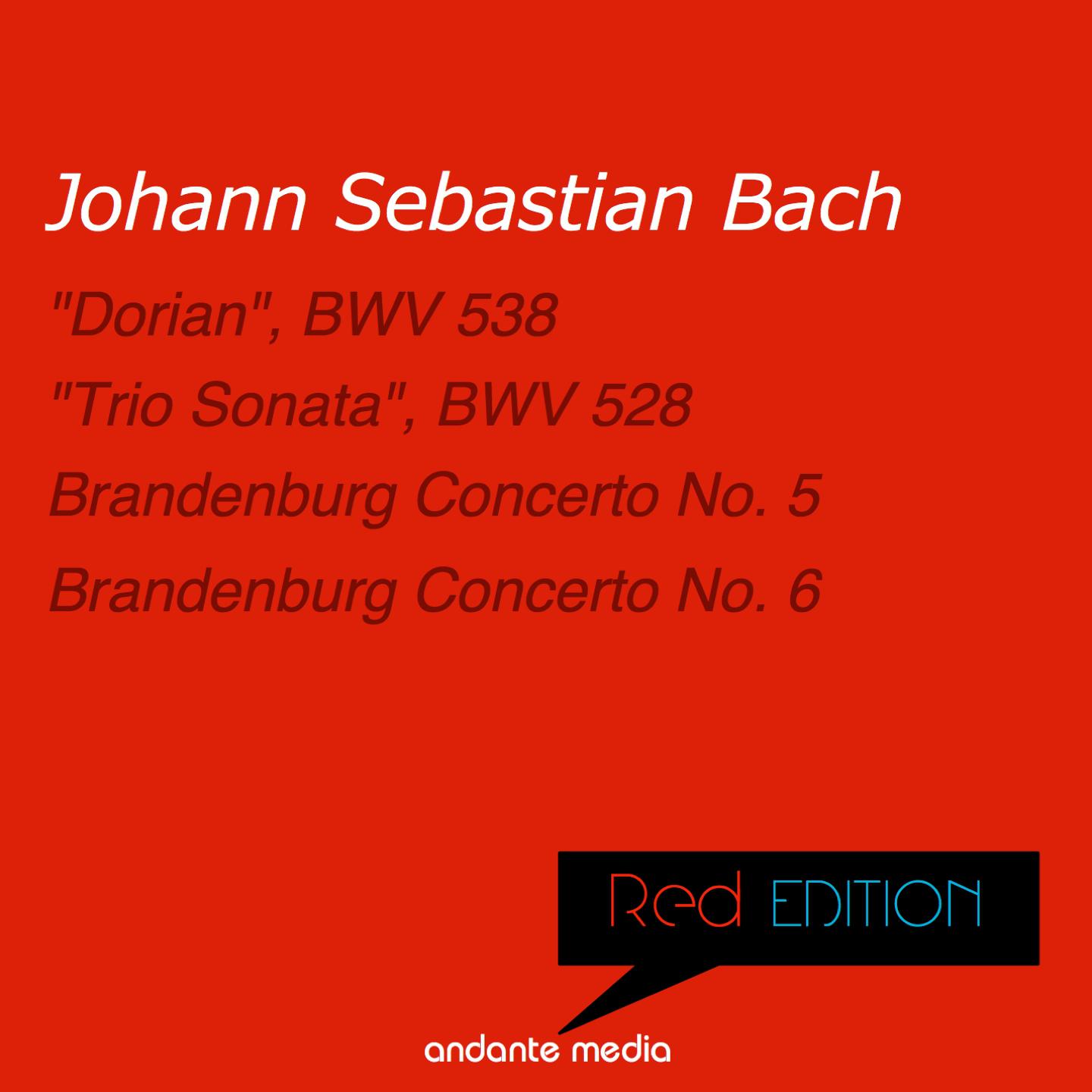 Постер альбома Red Edition - Bach: Organ Works & Brandenburg Concerti Nos. 5, 6