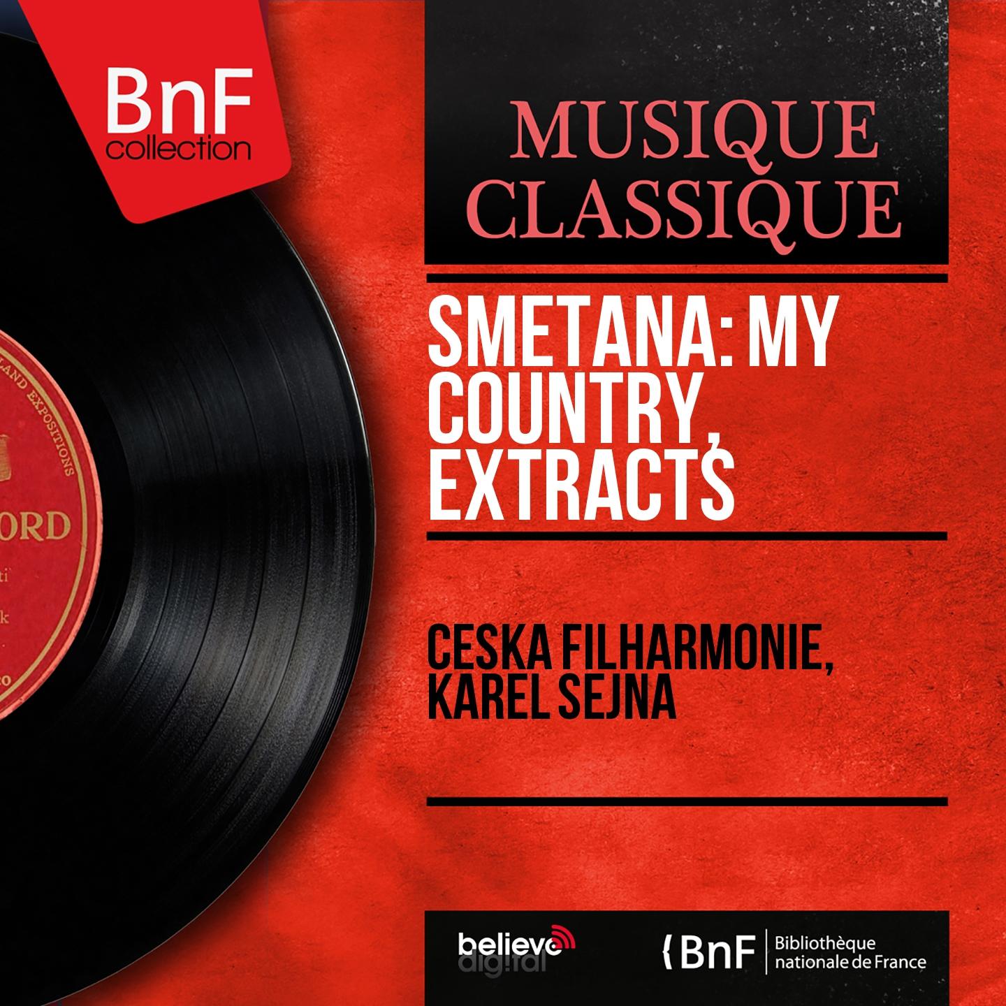 Постер альбома Smetana: My Country, Extracts (Mono Version)