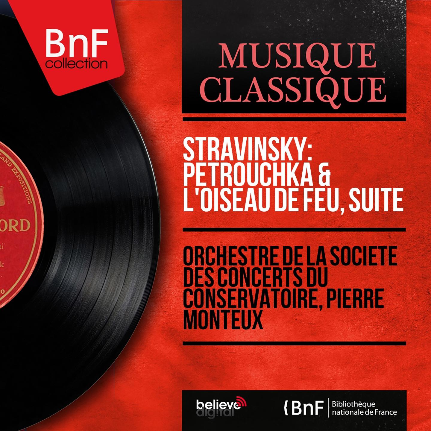 Постер альбома Stravinsky: Petrouchka & L'oiseau de feu, suite (Mono Version)