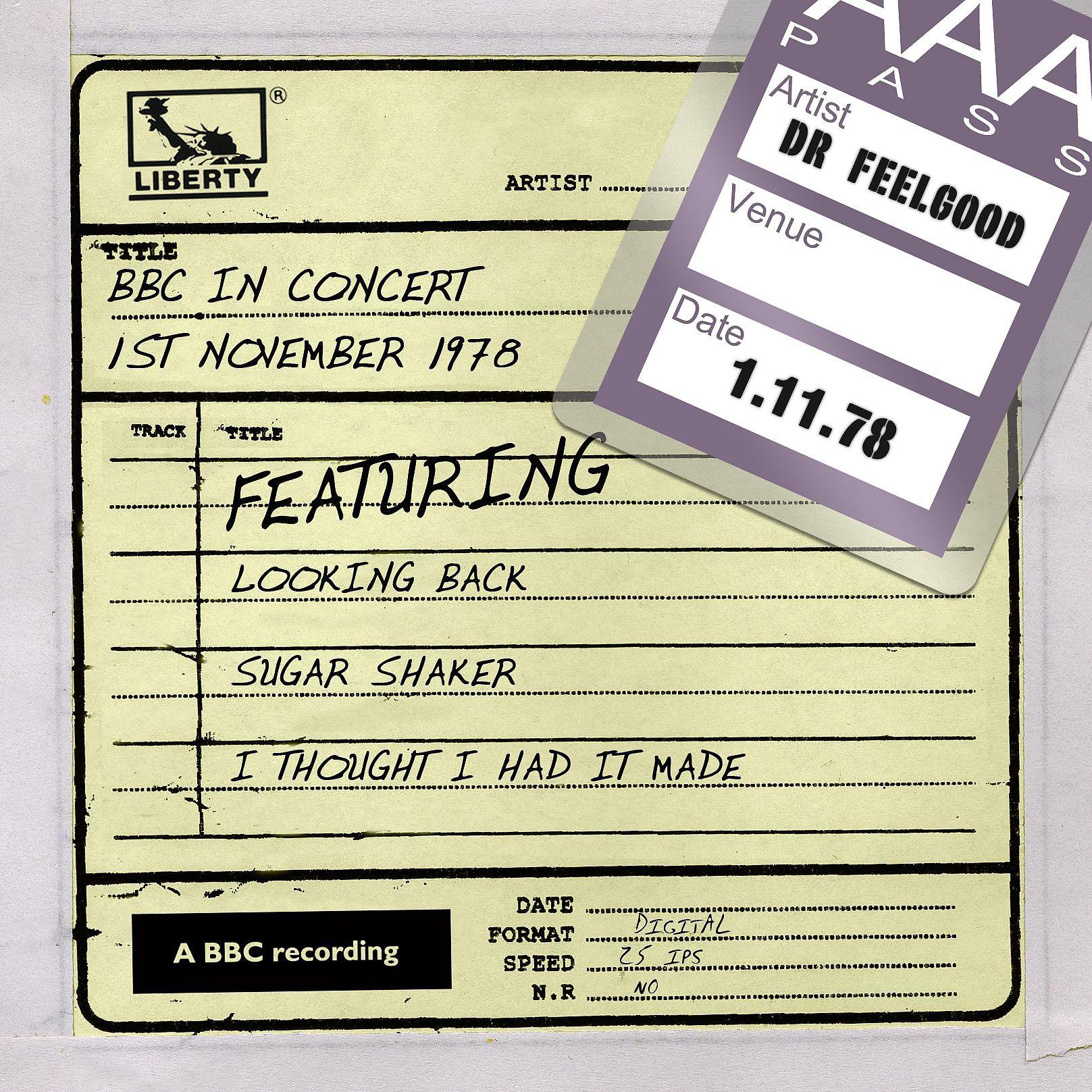 Постер альбома Dr Feelgood - BBC In Concert (1st November 1978)